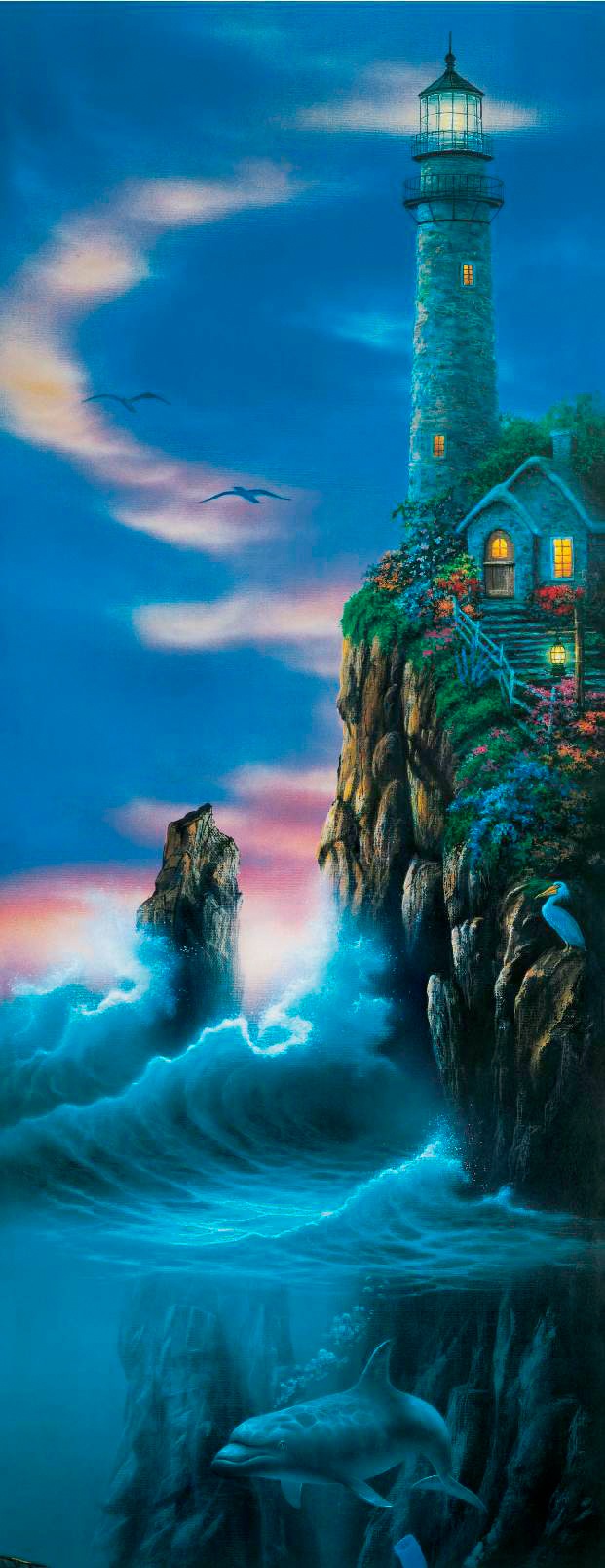 Image of Papermoon Fototapete »Guiding Light - Türtapete«, matt, Vlies, 2 Bahnen, 90 x 200 cm bei Ackermann Versand Schweiz