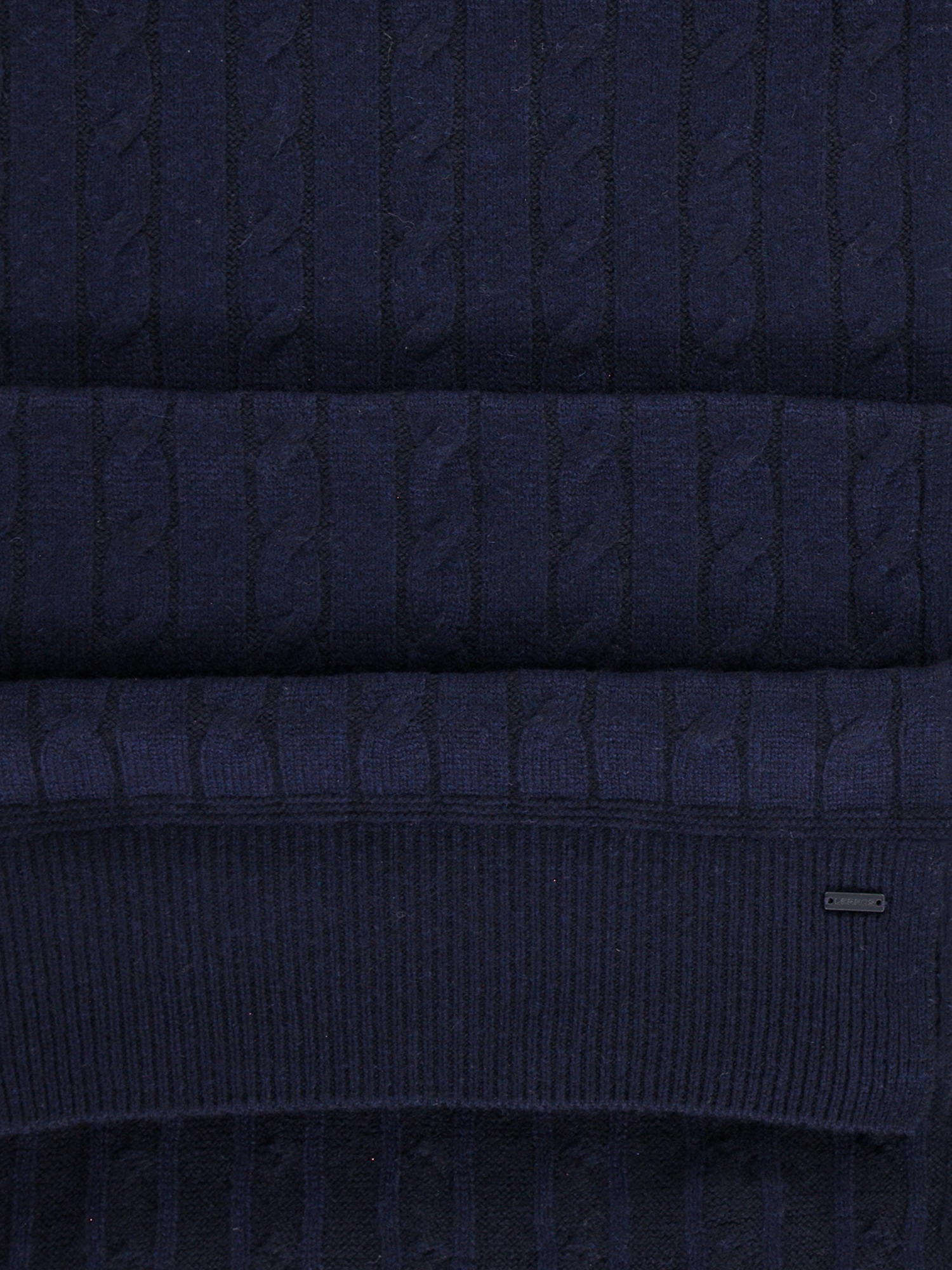 LERROS Écharpe tricotée »Herren Strickschal mit Kaschmiranteil«