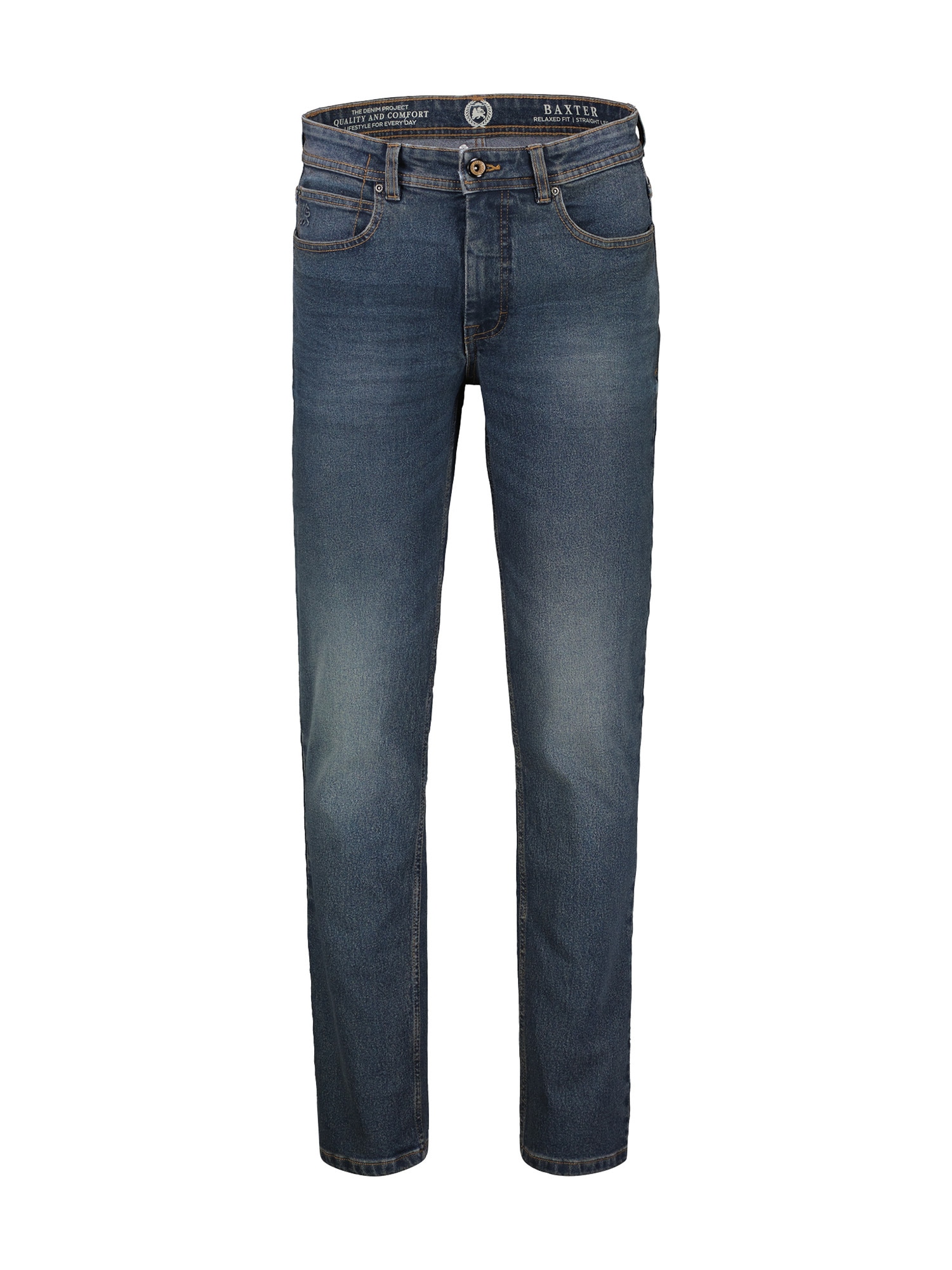 Image of LERROS Relax-fit-Jeans "BAXTER 5-Pocket Stretch-Denim, RELAXED FIT" Locker geschnittene Herren-Jeans mit geradem Beinverlauf