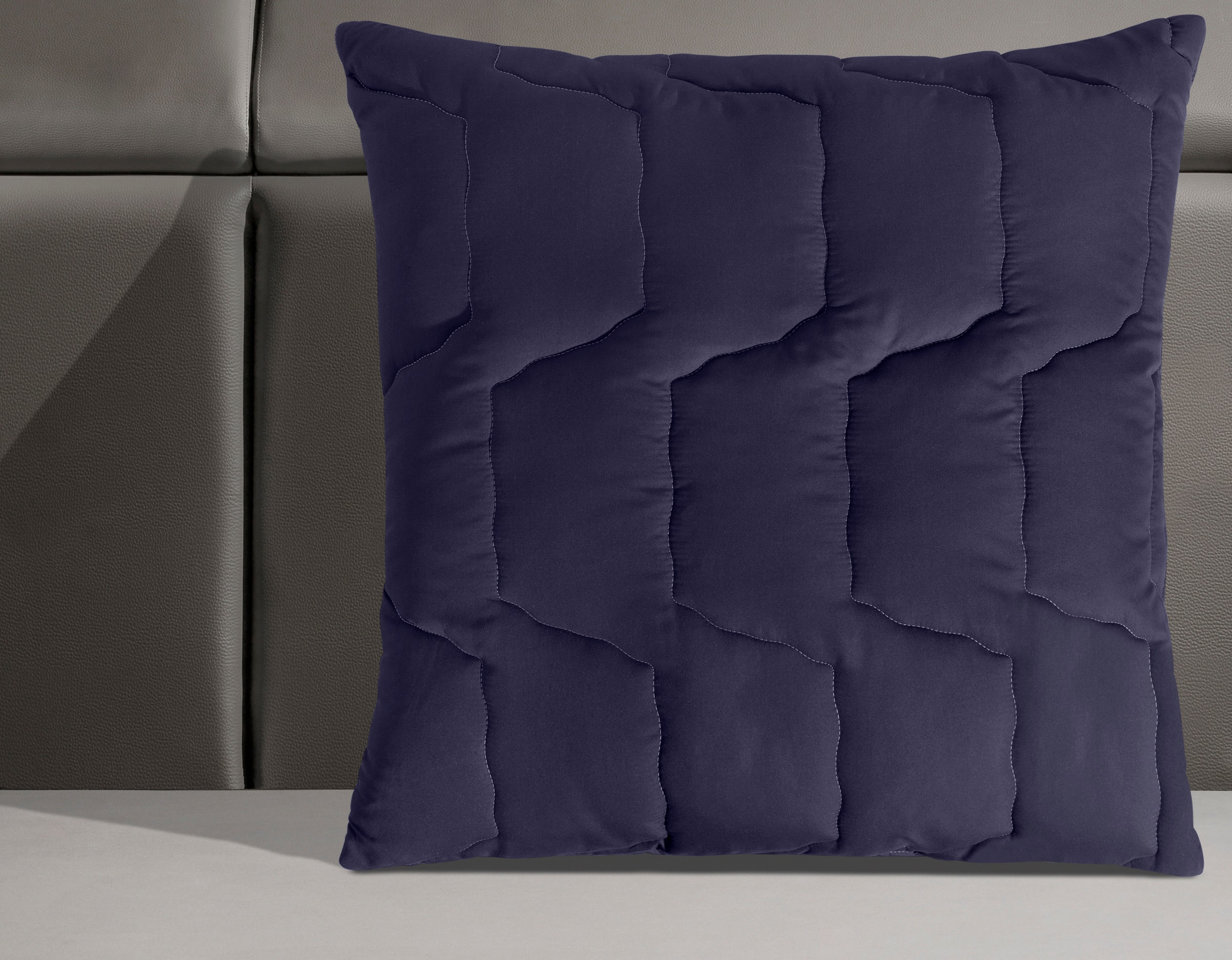 OTTO home Microfaserkissen "Microlux Kopfkissen 40x80 cm, 80x80 cm" Füllung: 3D-Faserbällchen 1 Stk. tlg. Kissen, in den Farben: weiß, blau, rosa & grün