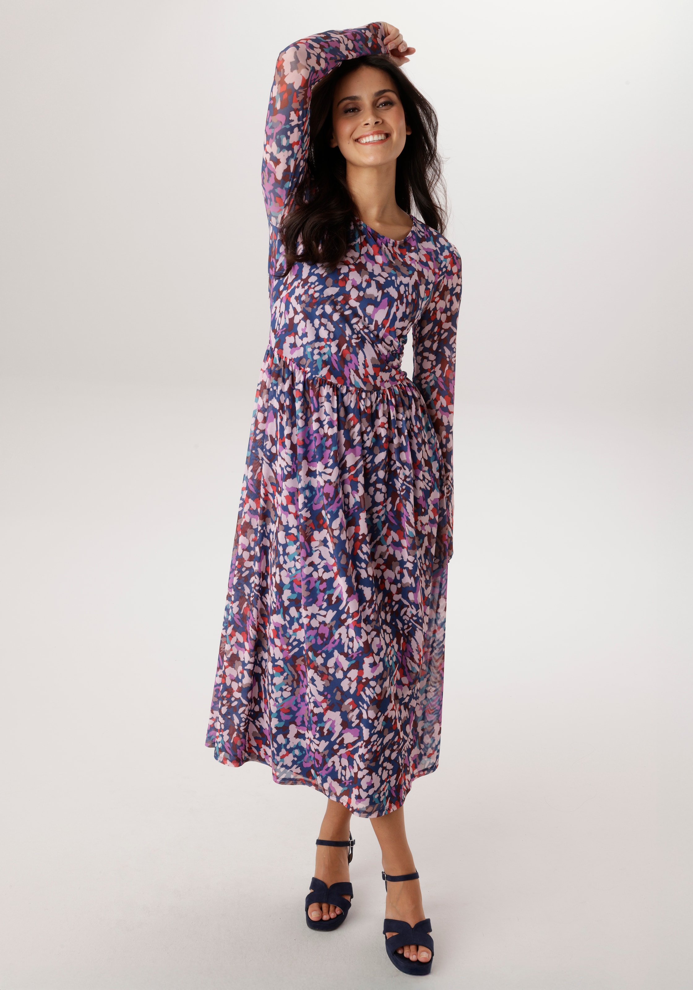 Image of Aniston SELECTED Midikleid im ausdruckstarkem Druckdessin - NEUE KOLLEKTION