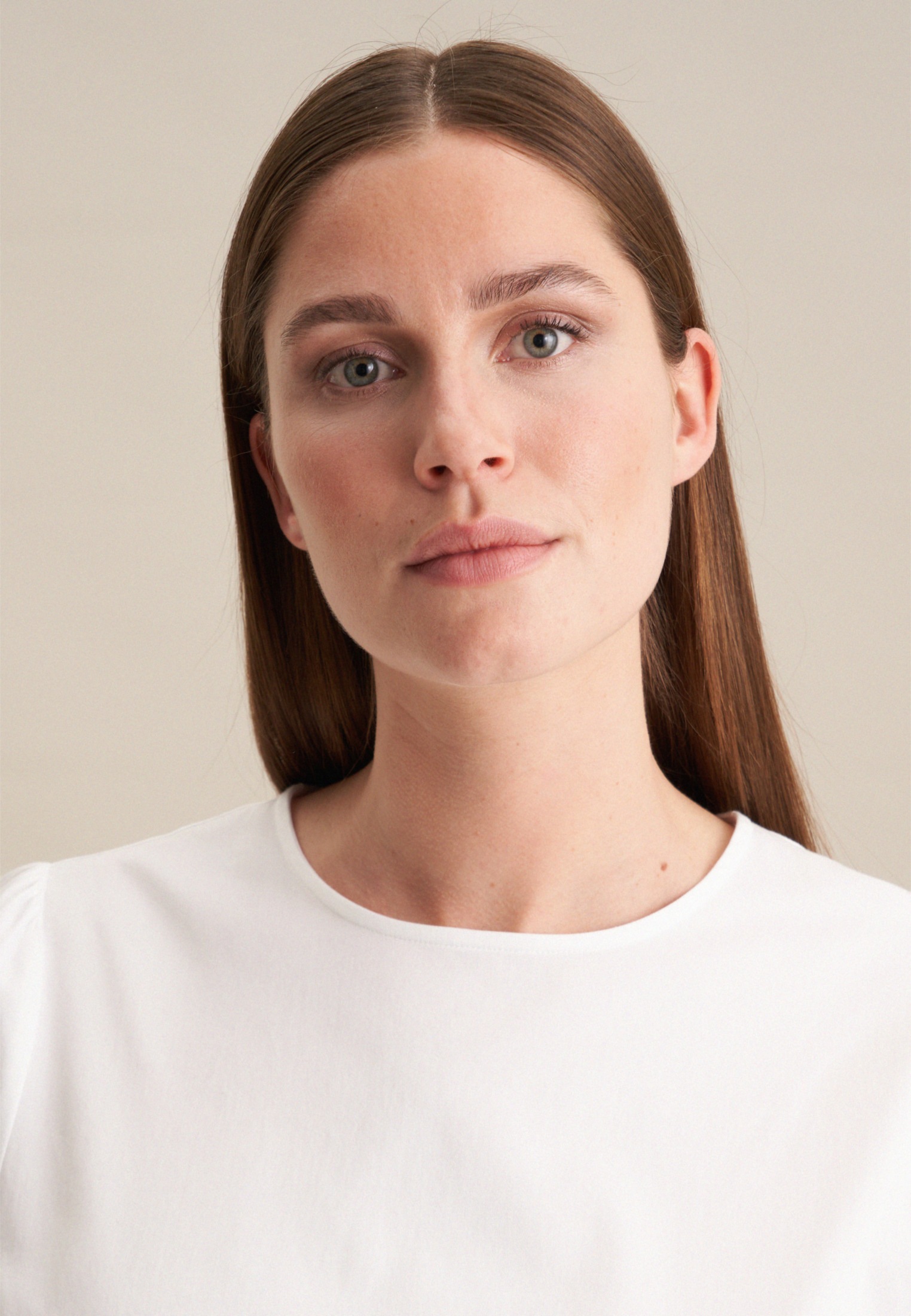 seidensticker Shirtbluse »Schwarze Rose«, Langarm Rundhals Uni