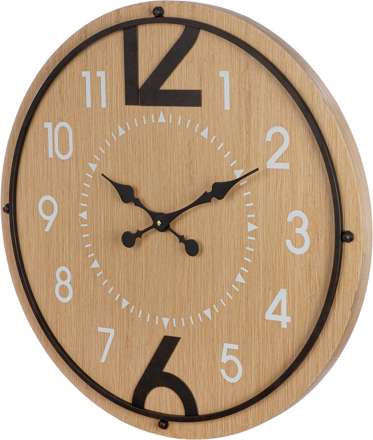 GILDE Wanduhr »Wanduhr rund Jonestown«