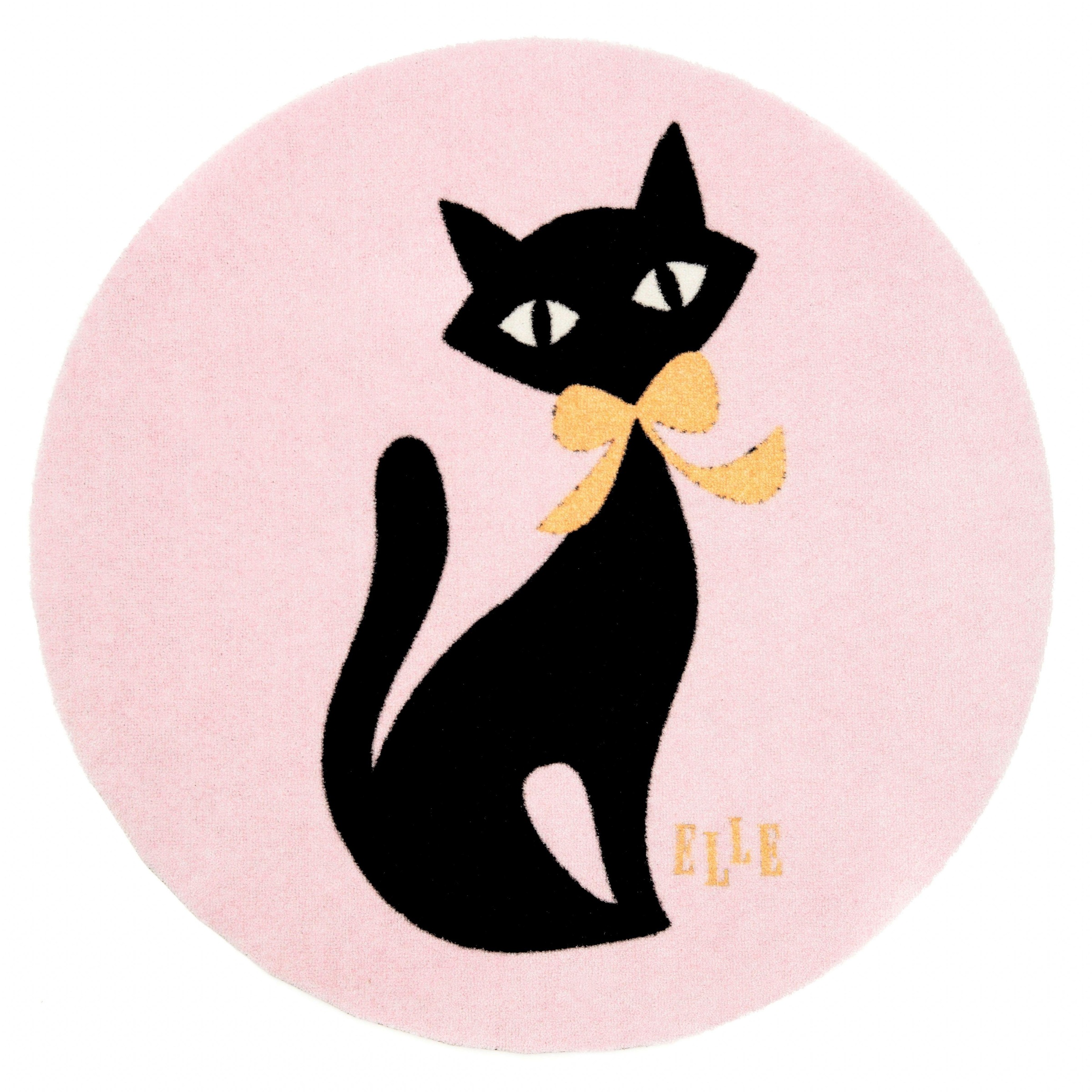 Image of ELLE DECORATION Kinderteppich »Felidae«, rund, 7 mm Höhe, waschbar, rutschhemmend bei Ackermann Versand Schweiz