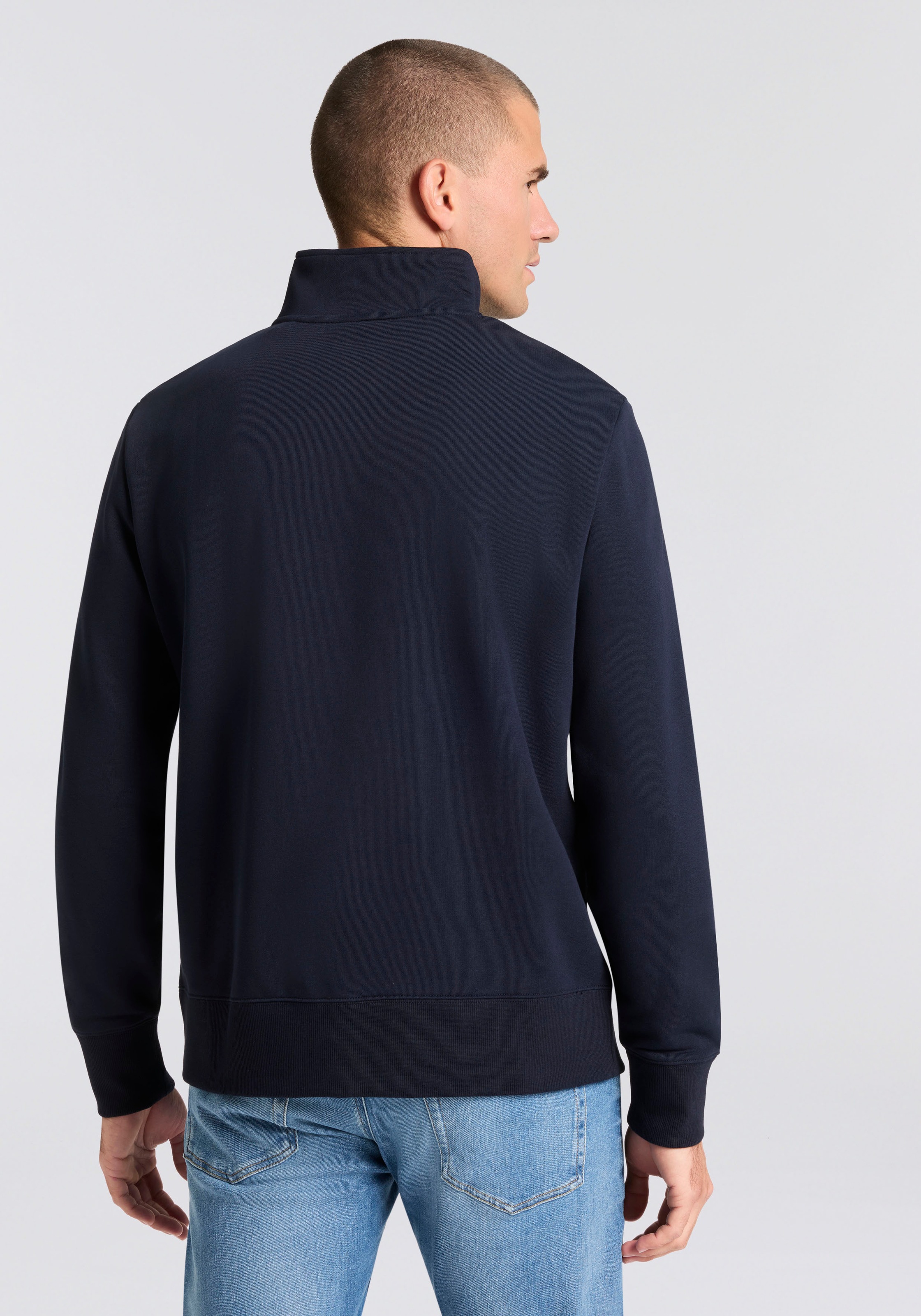 Gant Sweatshirt , Stehkragen mit Reissverschluss
