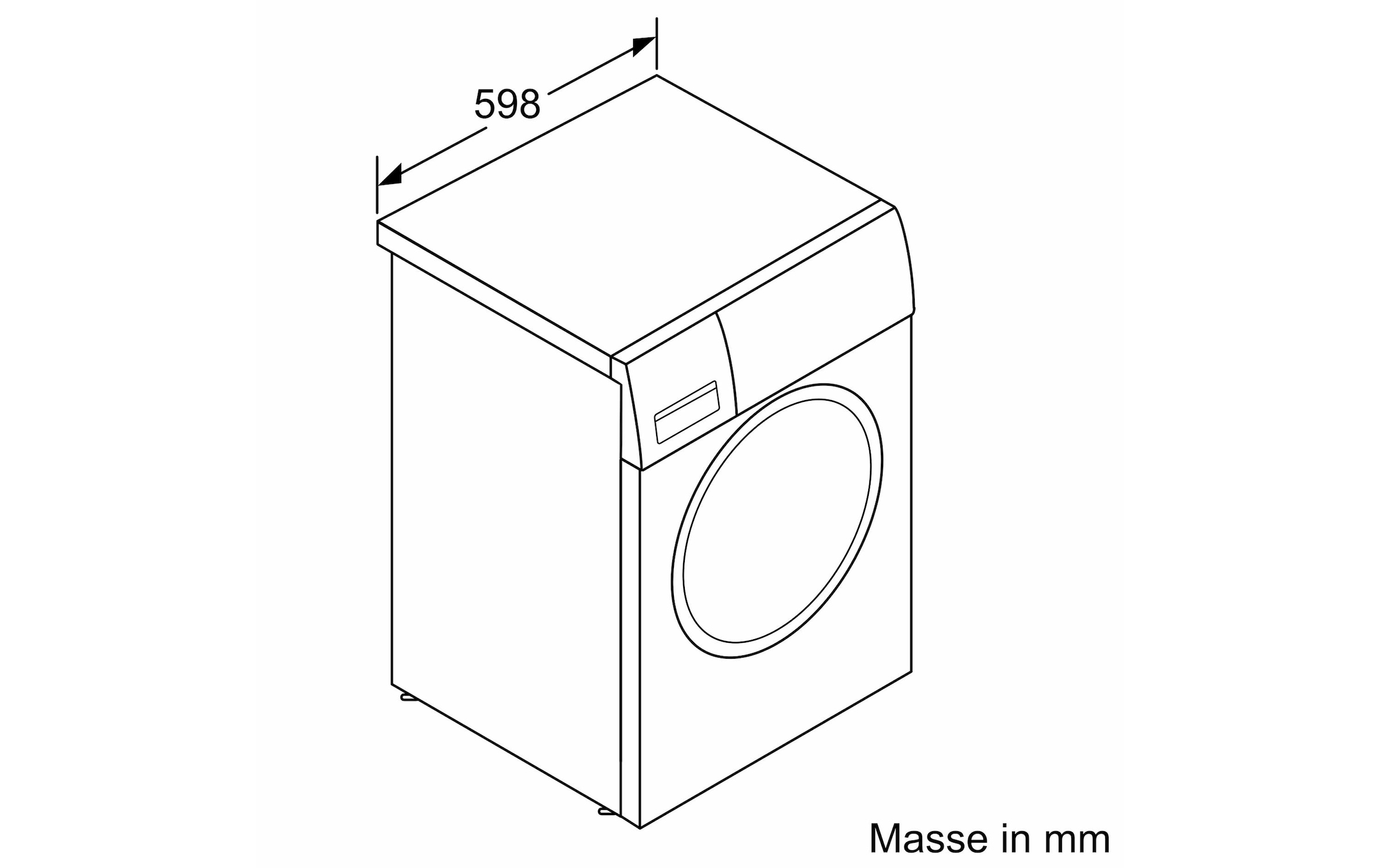 BOSCH Waschmaschine »WAN281A2CH«, 7 kg, 1400 U/min