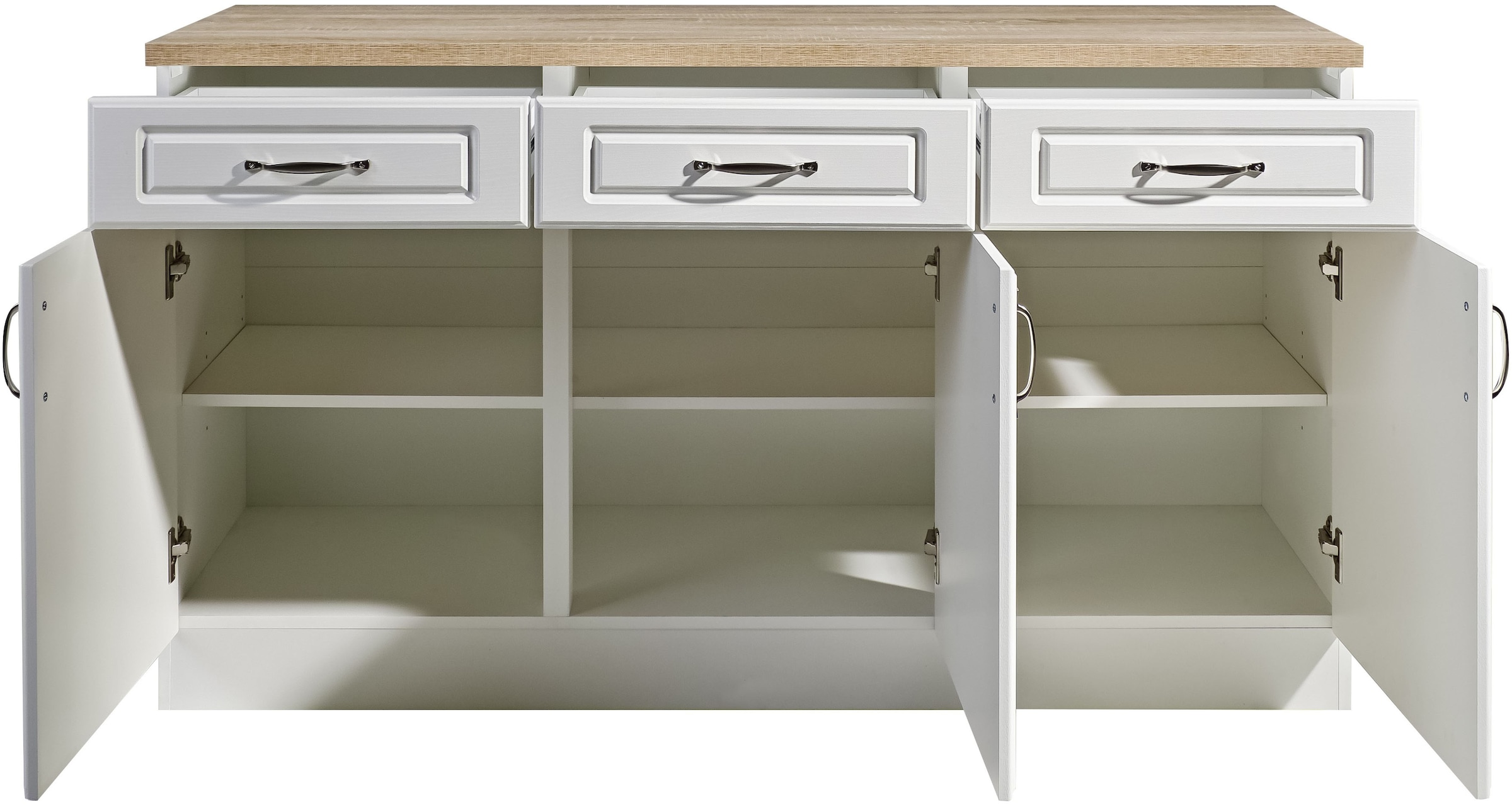 wiho Küchen Unterschrank »Linz« 150 cm breit, in Landhaus-Optik