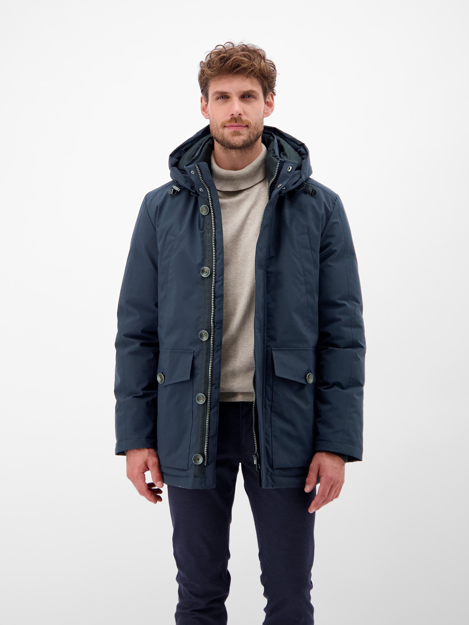 LERROS Manteau d'hiver »Herren Wintermantel mit Kapuze«