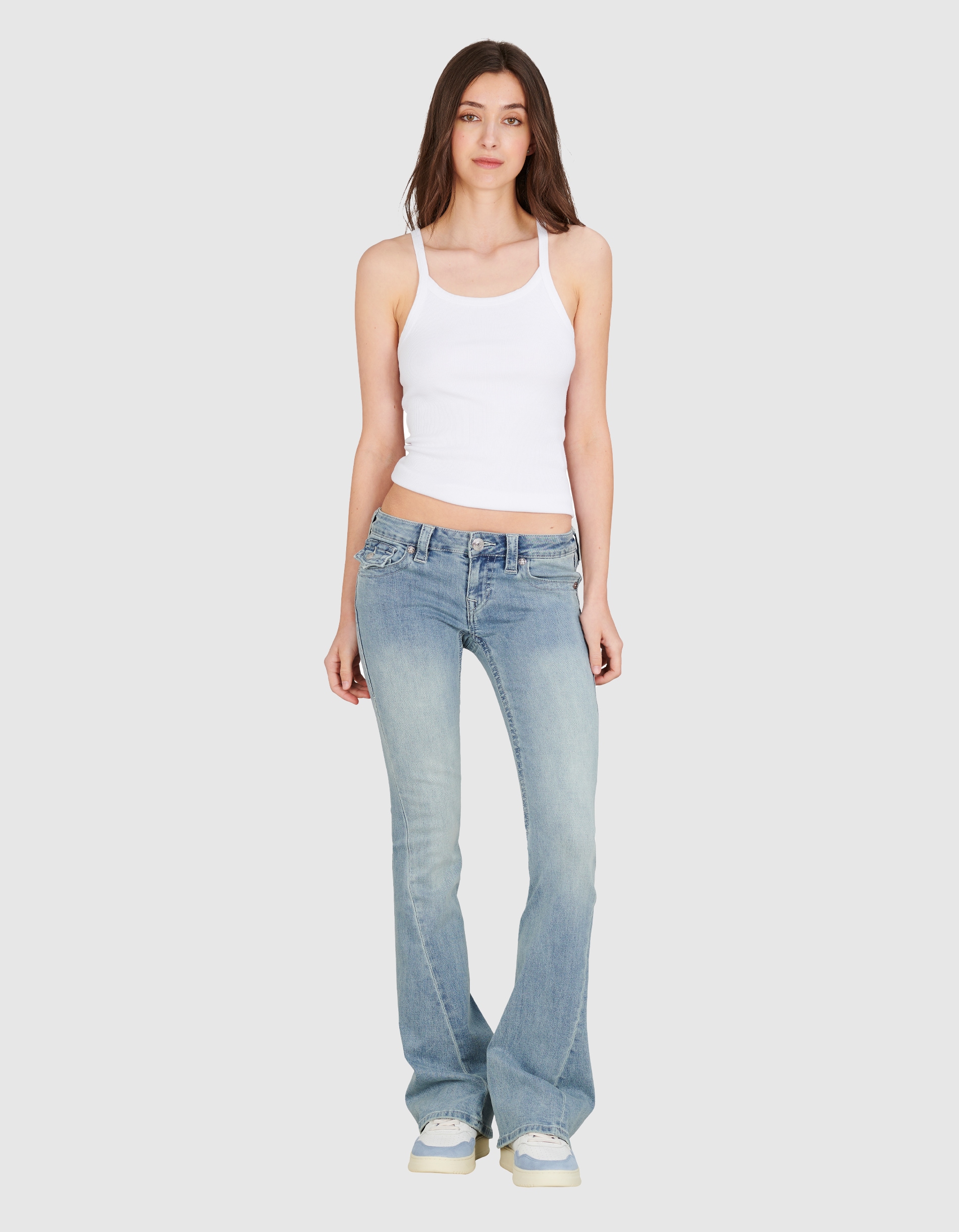 True Religion Jeans bootcut »JOEY LOW RISE FLARE« Mélange de coton, coupe évasée