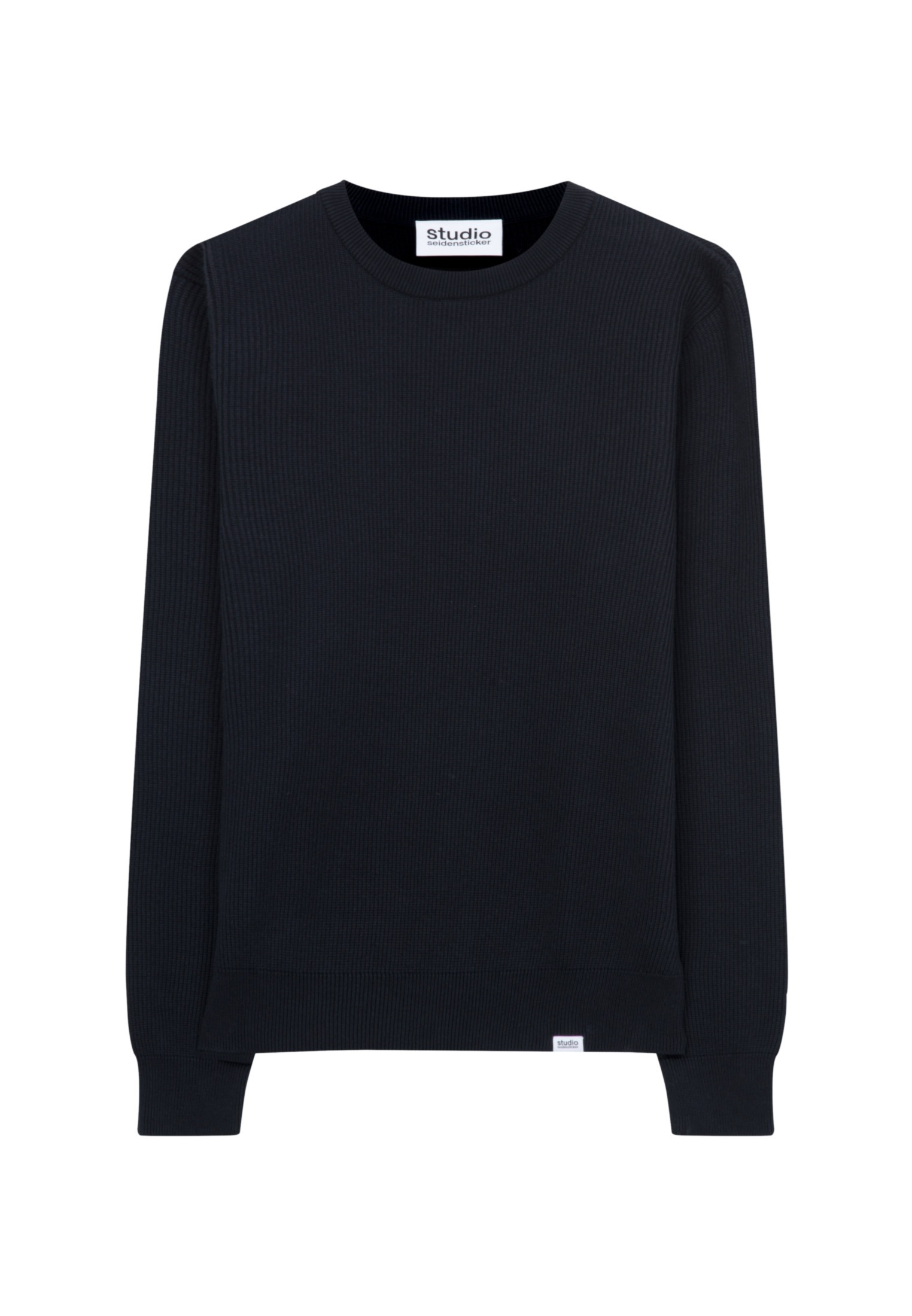 studio seidensticker Strickpullover »Studio«, Langarm Rundhals Uni