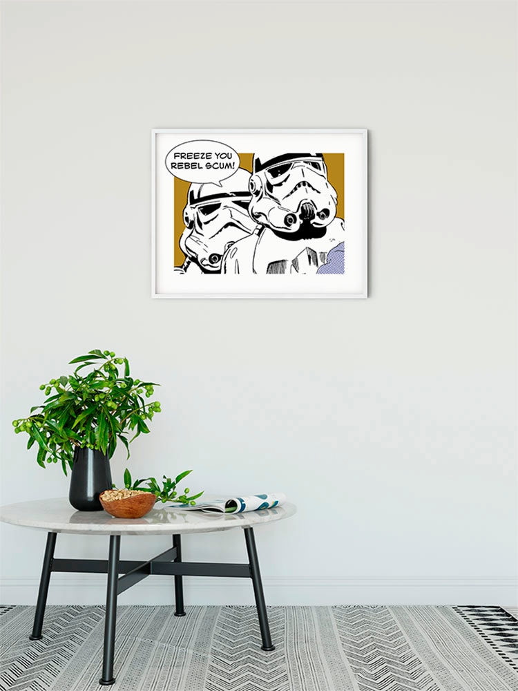 Komar Bild »Star Wars Classic Comic Quote Stormtrooper«, Star Wars, (1 St.), Wandbild zur Dekoration im Kinderzimmer - ohne Rahmen