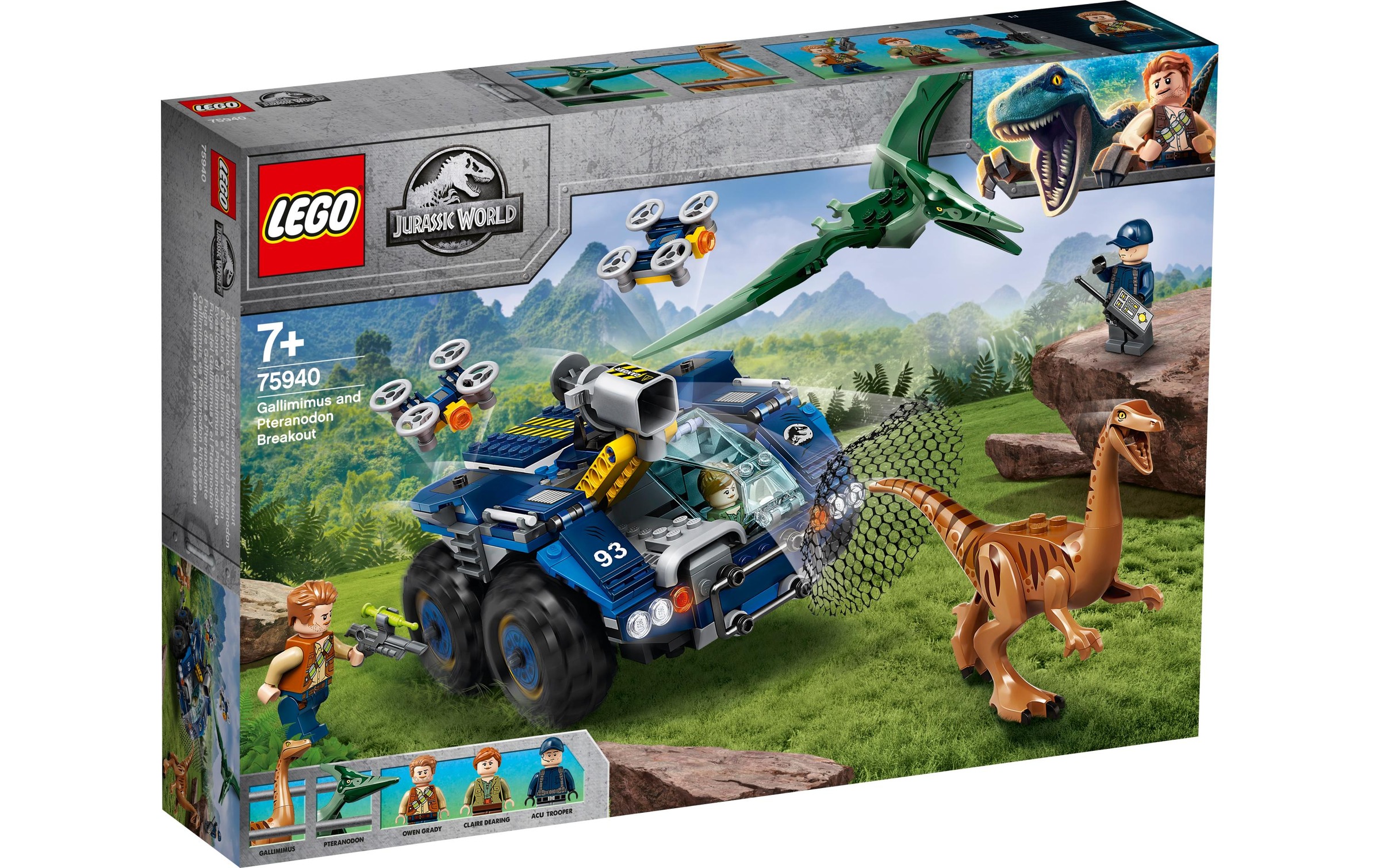 Image of LEGO® Spielbausteine »Jurassic World Ausbruch von Gallimimus / Pteranodon«, (391 St.) bei Ackermann Versand Schweiz