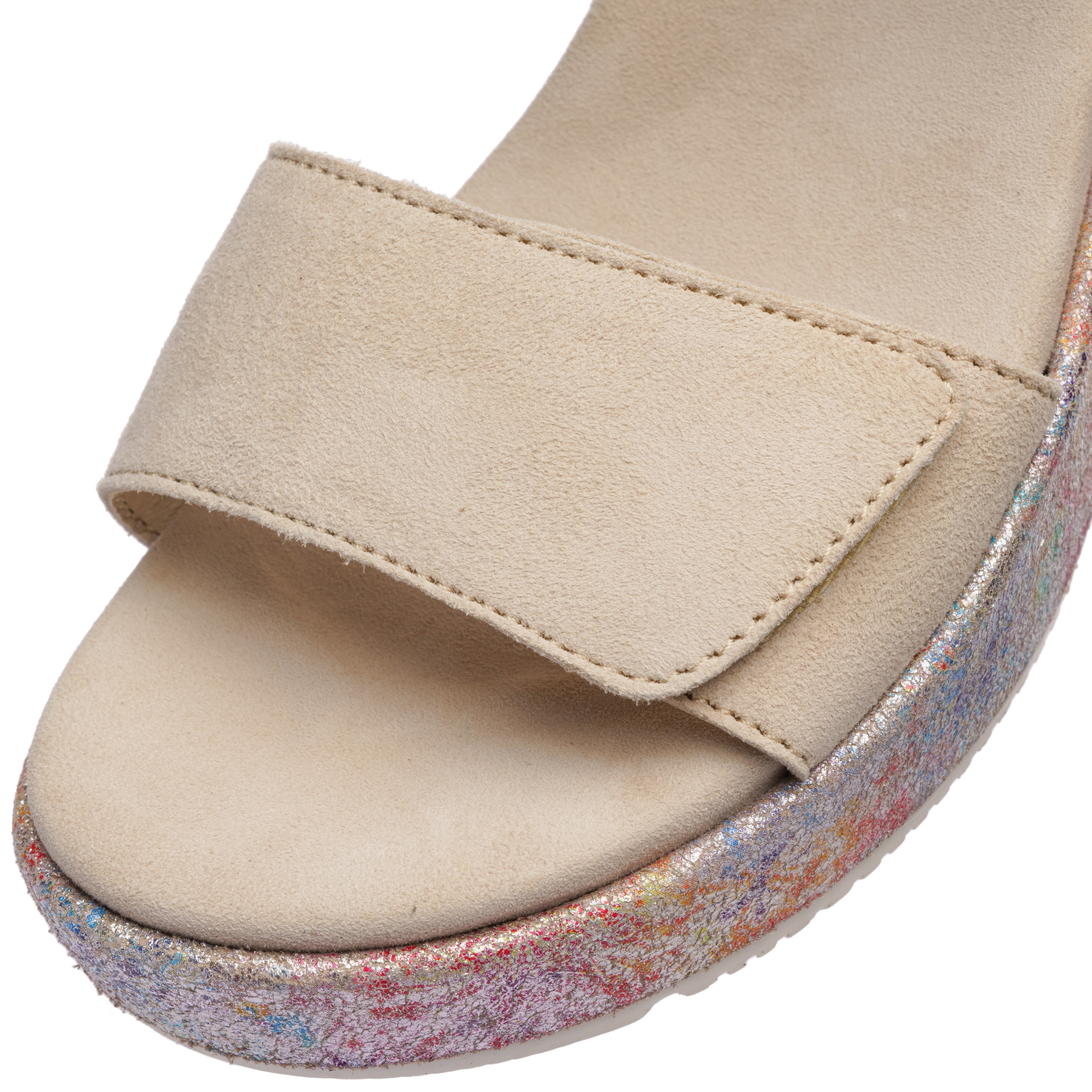 Ara Sandales compensées »RIMINI«  Sandale à brides, chaussure d'été avec fermetures velcro, largeur G