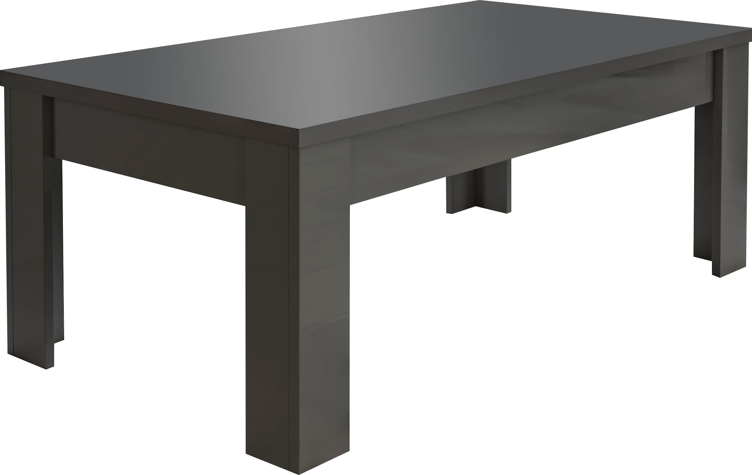 INOSIGN Couchtisch »Dama 122 x 65 cm, Wohnzimmertisch mit Winkelfuss«, Sofatisch, rechteckig, Tischplattenstärke 22 mm