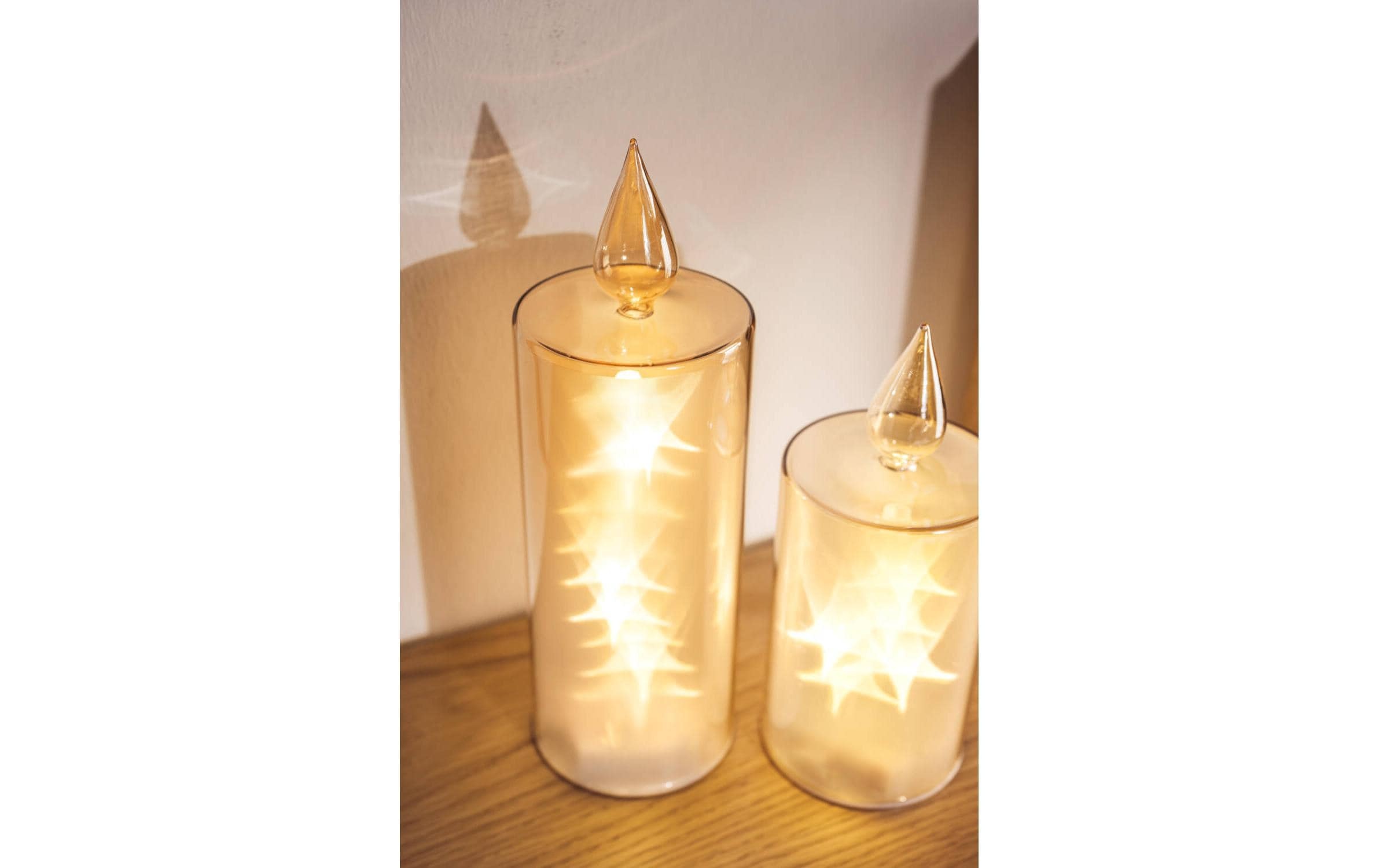 LEONARDO LED-Kerze »LEONARDO LED-Kerze Riposa 27, Gold«