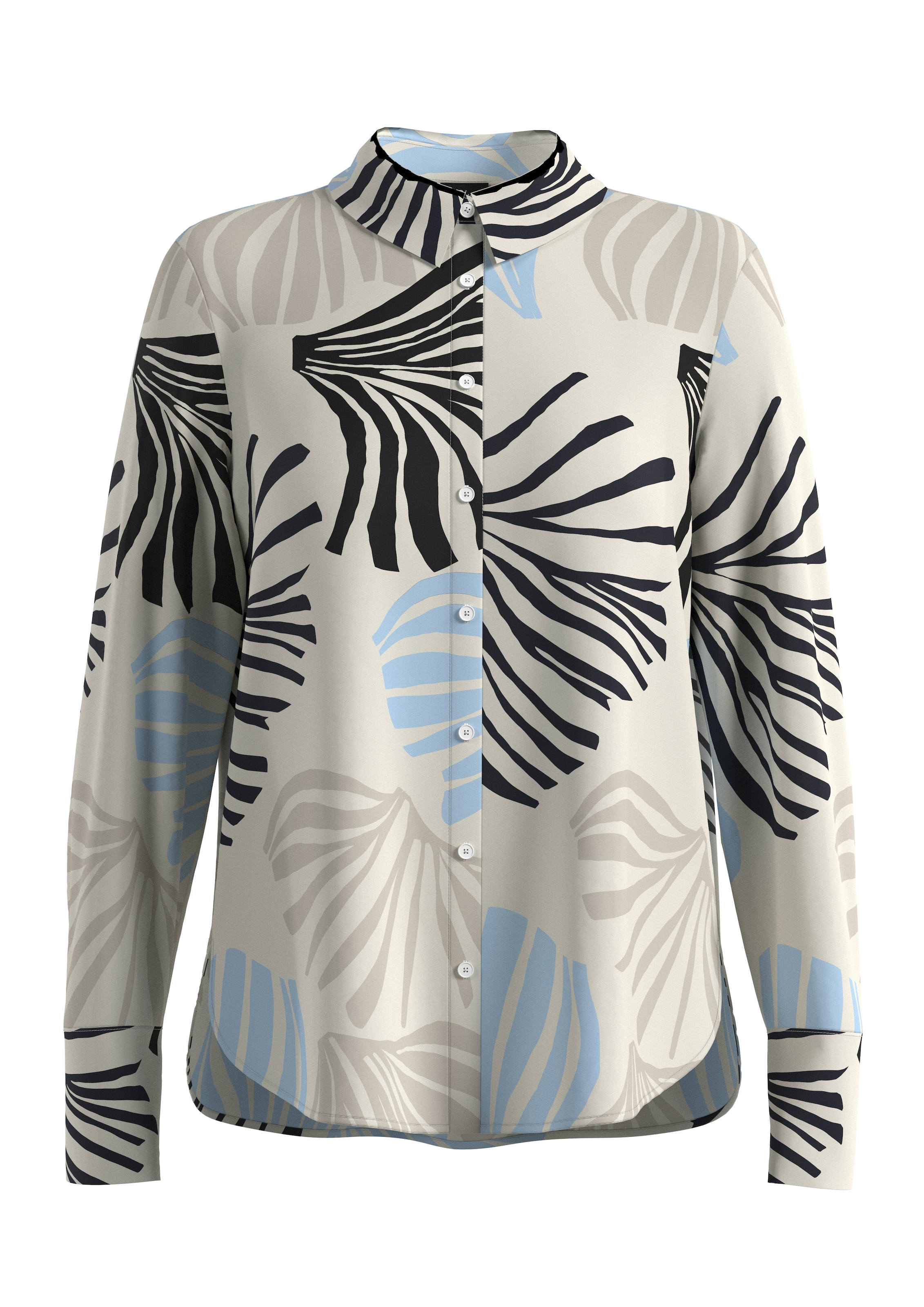 s.Oliver BLACK LABEL Blouse chemise mit All-Over Print