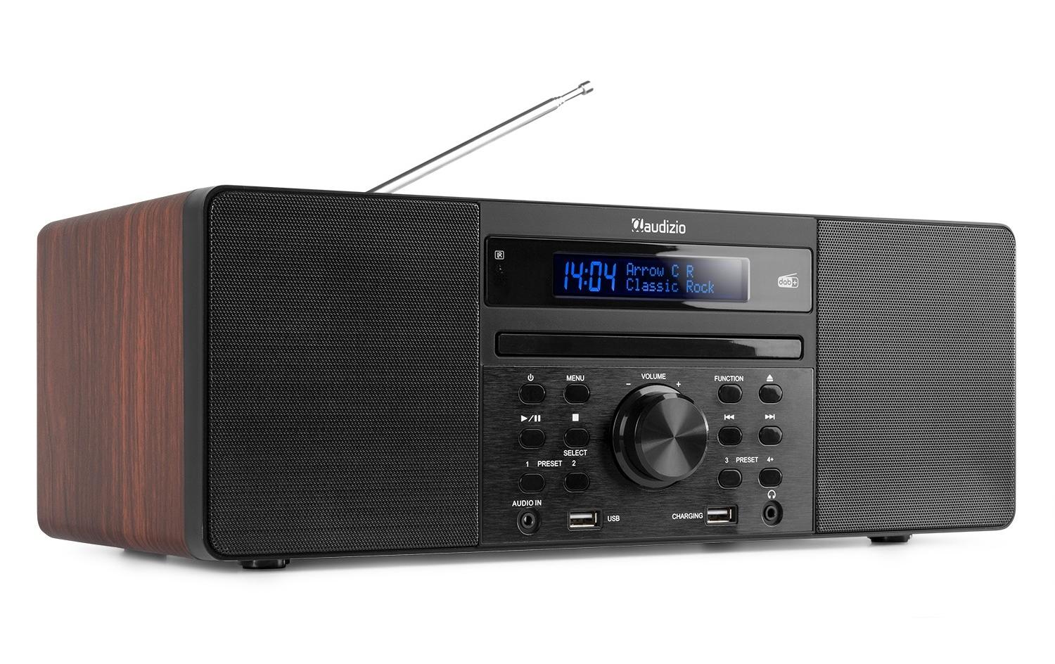 AUDIZIO CD-Radiorecorder »Prato« ( Digitalradio (DAB+)   FM-Tuner 60 W)