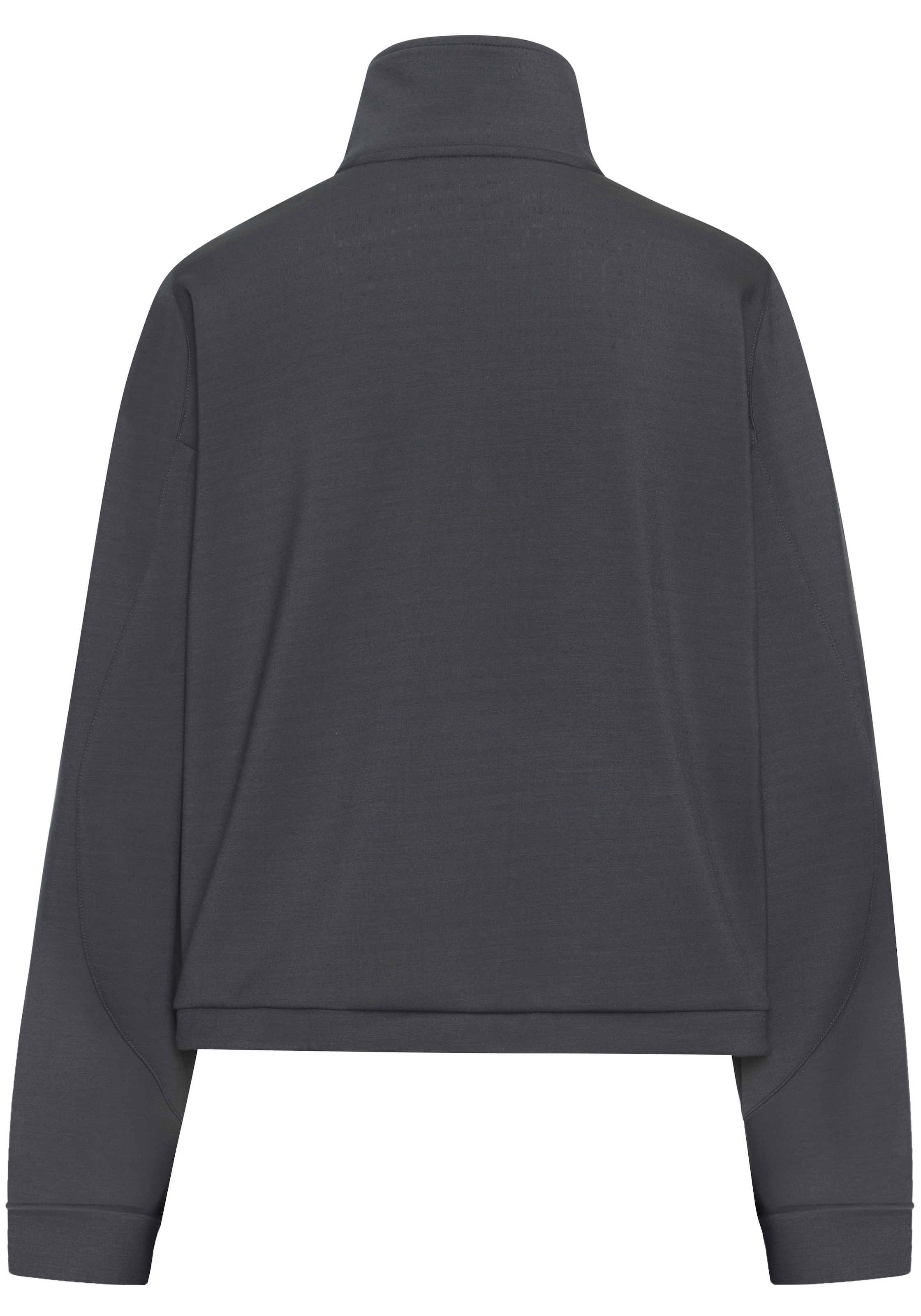 Copenhagen Studios Langarmshirt, aus hochwertigem Material mit Stehkragen und Reissverschluss