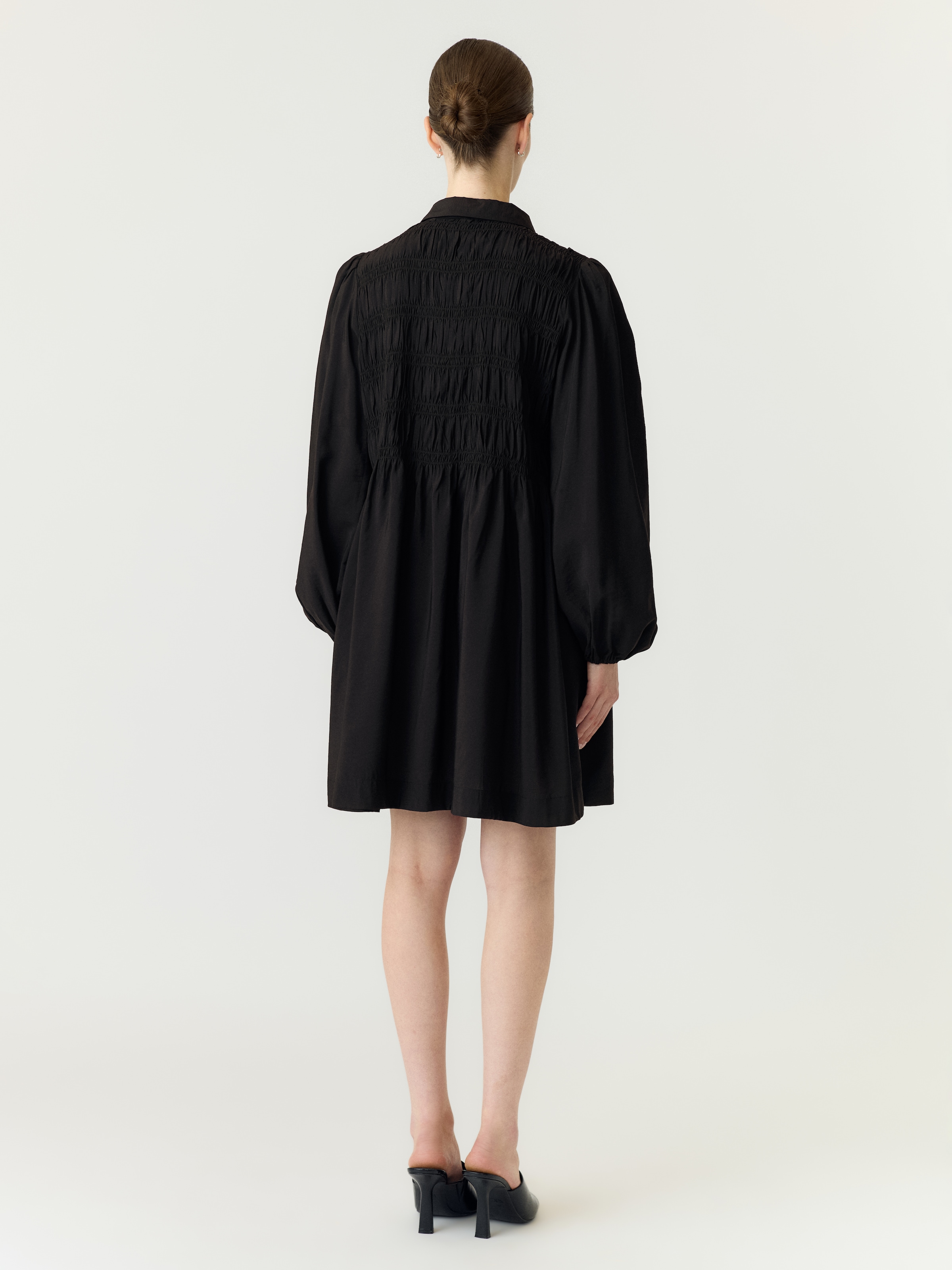 Y.A.S Robe de smoking »YASPALA LS SMOCK SHIRT DRESS S. NOOS« mélange de viscose