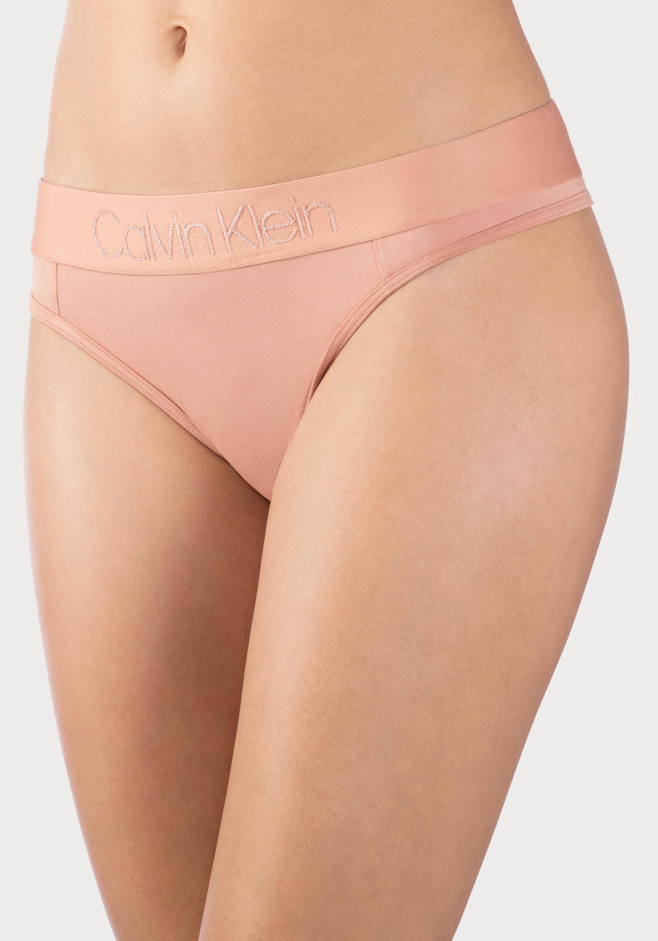 Image of Calvin Klein String »TONAL LOGO«, mit farblich passendem Logobündchen bei Ackermann Versand Schweiz