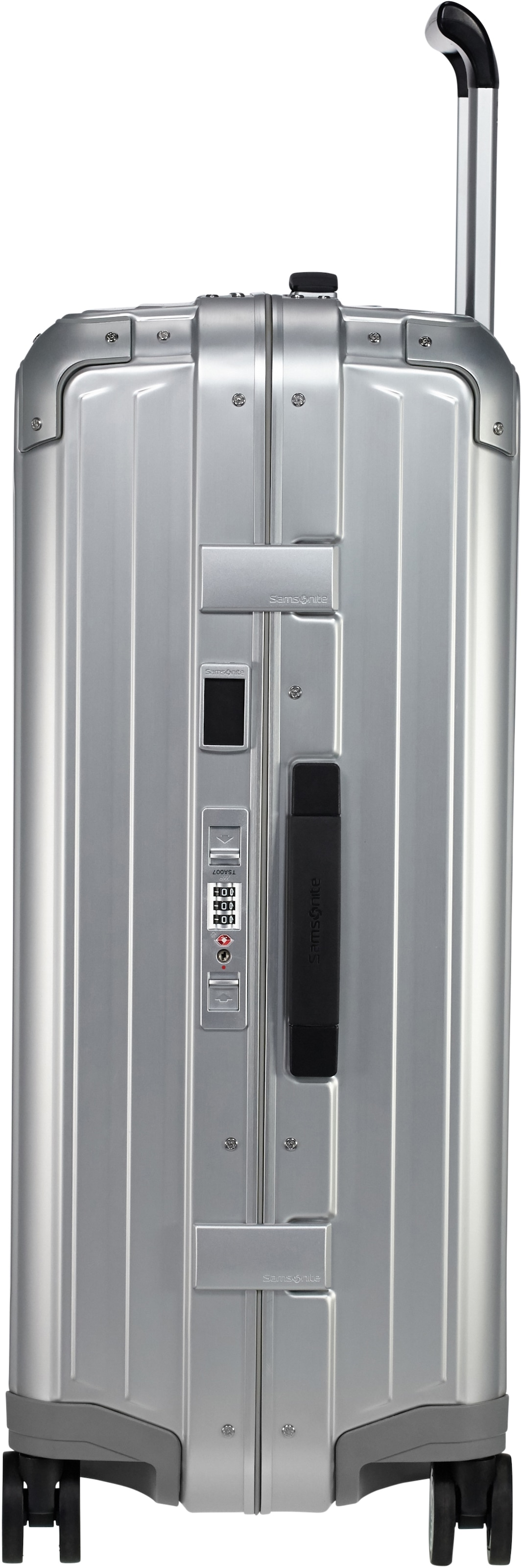 Samsonite Hartschalen-Trolley »LITE-BOX ALU«, 4 Rollen, Hartschalenkoffer Premium-Aluminium Grosser-Koffer TSA-Zahlenschloss