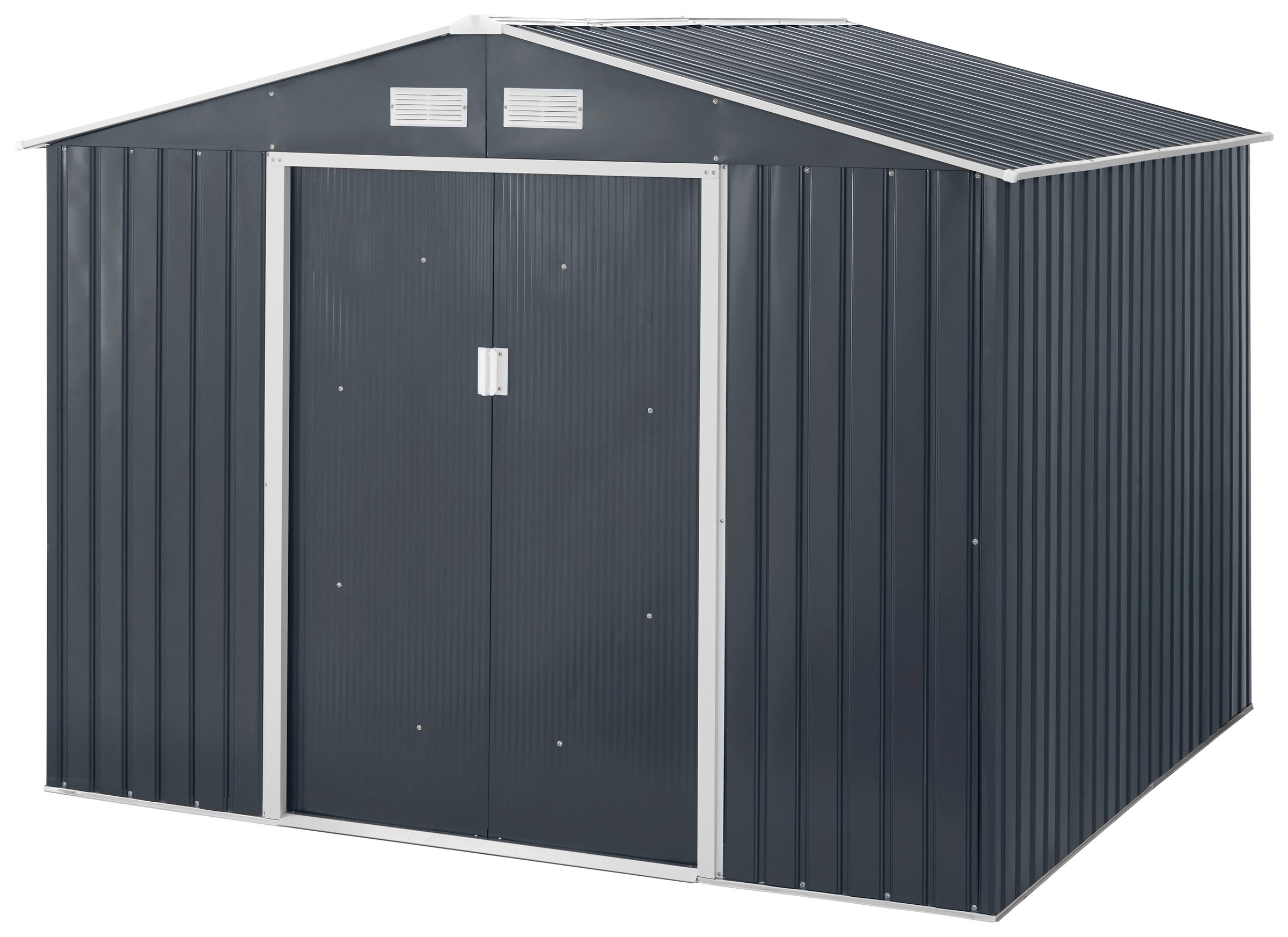 KONIFERA Gerätehaus »Archer Plus D«, (Set), Metall, mit Bodenrahmen kaufen