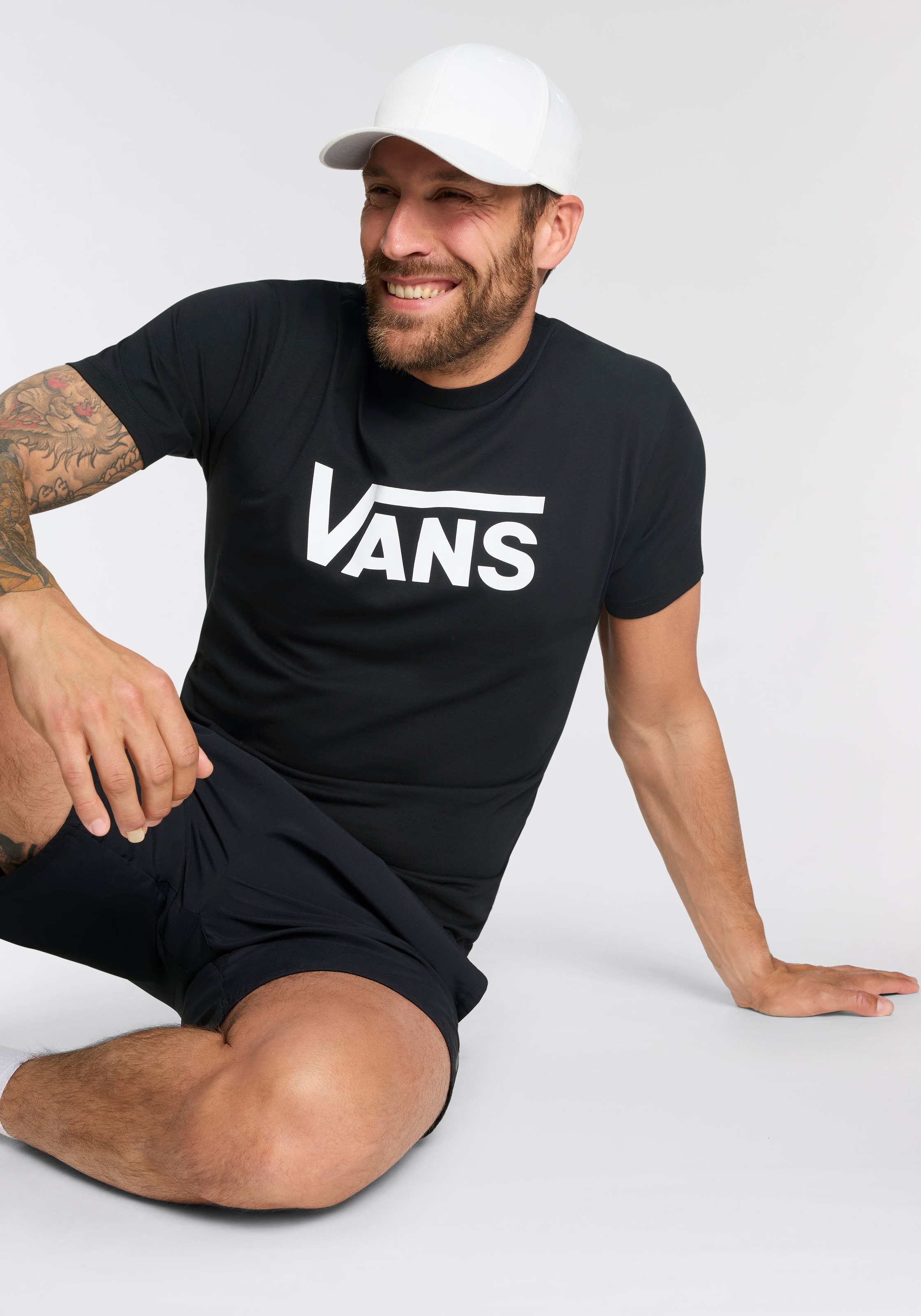 Vans T-Shirt »MN VANS CLASSIC« Basic T-Shirt mit grossem Logoprint