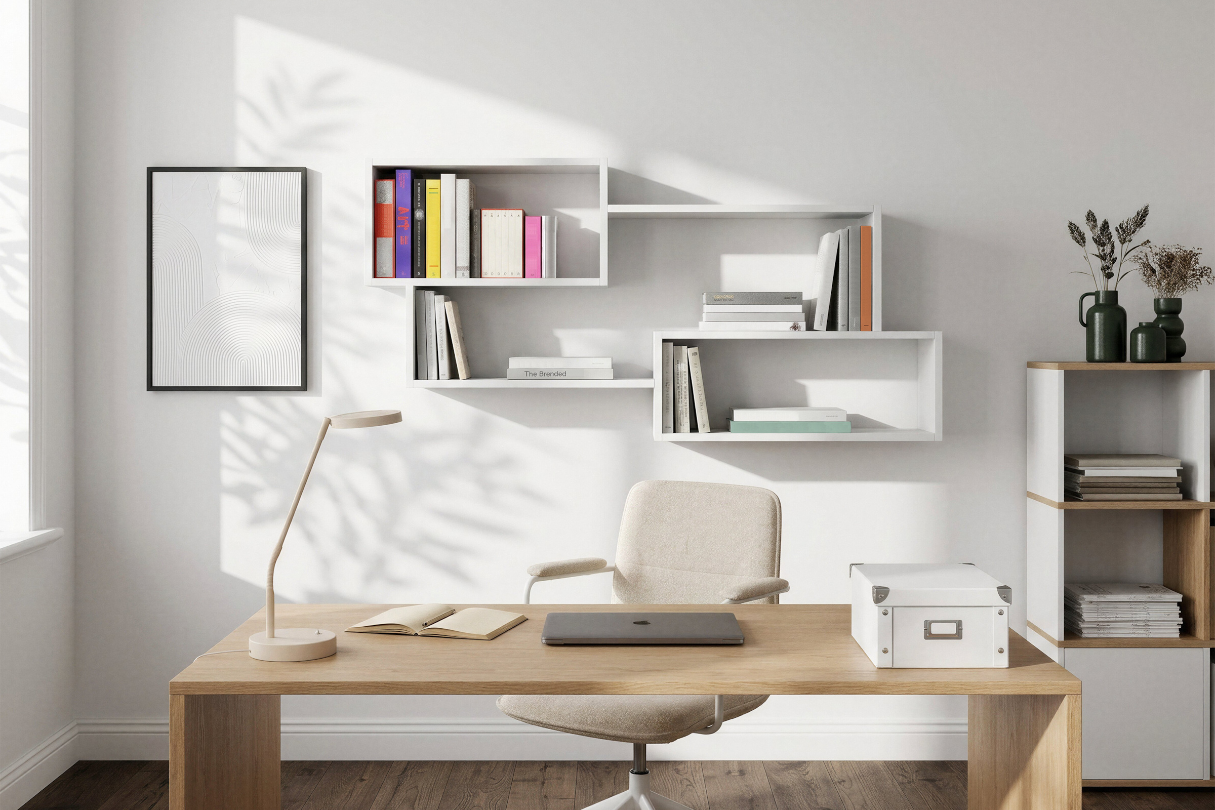 Home affaire Wandboard »Wandregal Trio« 1 Stk. tlg. Ideal als Bücherregal, Dekoregal oder Ablage im Büro