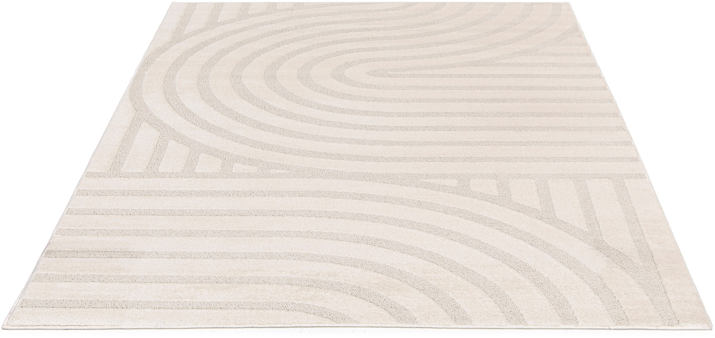 GOODproduct Teppich »Rubi, Supersoft, 3D- Design, weiche Haptik« rechteckig 9 mm Höhe softer Kurzflor, pflegeleicht, Wohnzimmer, Esszimmer, Schlafzimmer