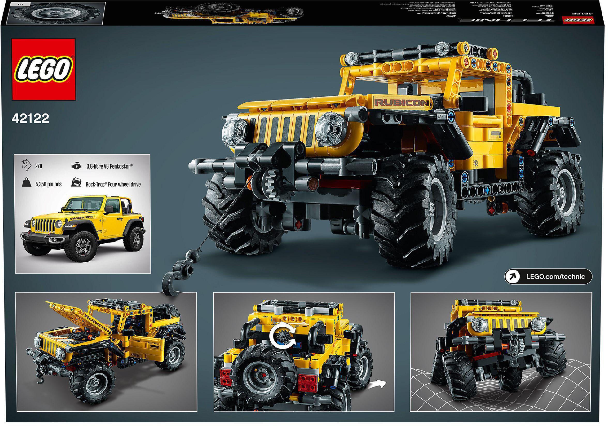 LEGO® Konstruktionsspielsteine »Jeep® Wrangler (42122), LEGO® Technic«, (665 St.), Made in Europe
