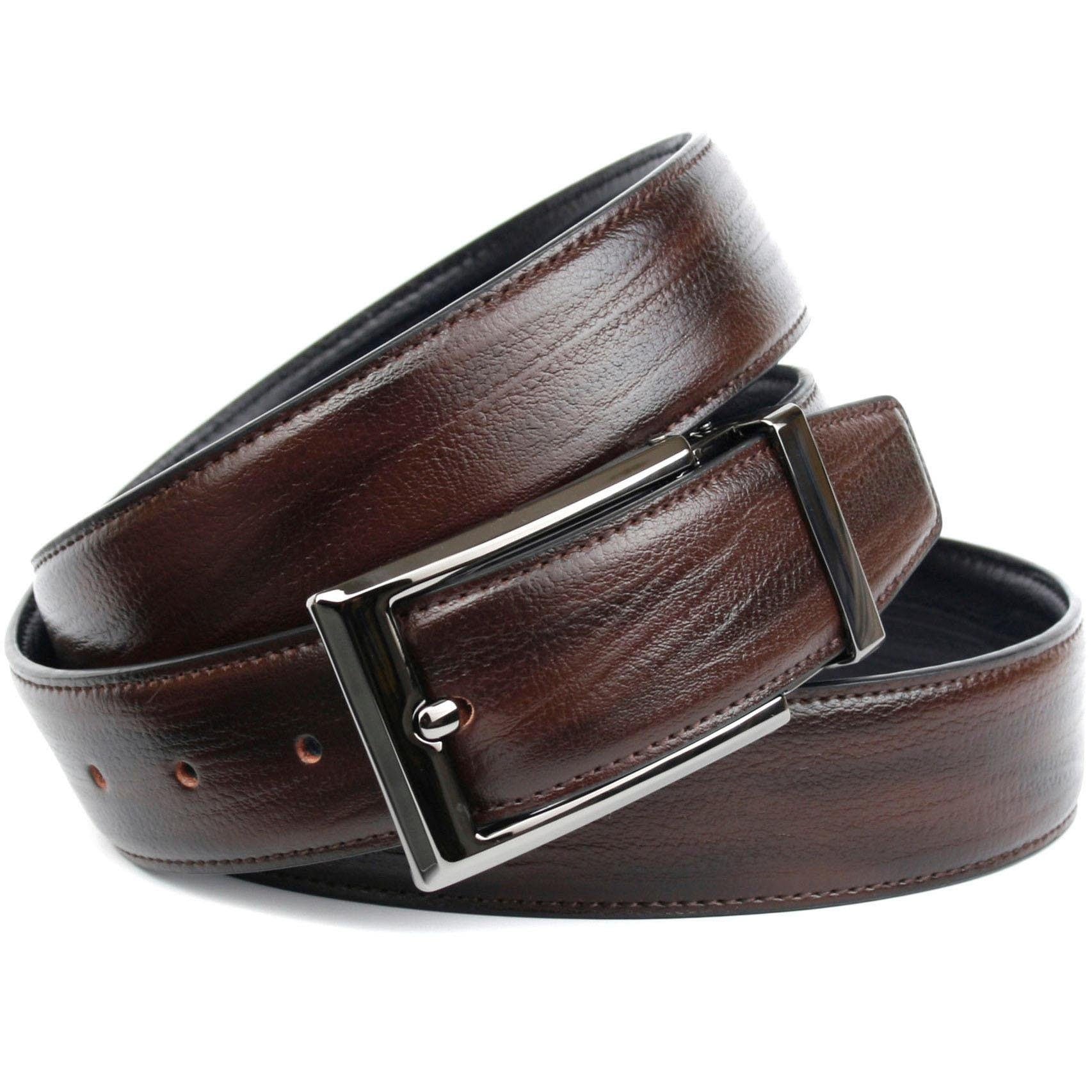 Image of Anthoni Crown Ledergürtel, Wendegürtel in dunkelbraun und schwarz bei Ackermann Versand Schweiz