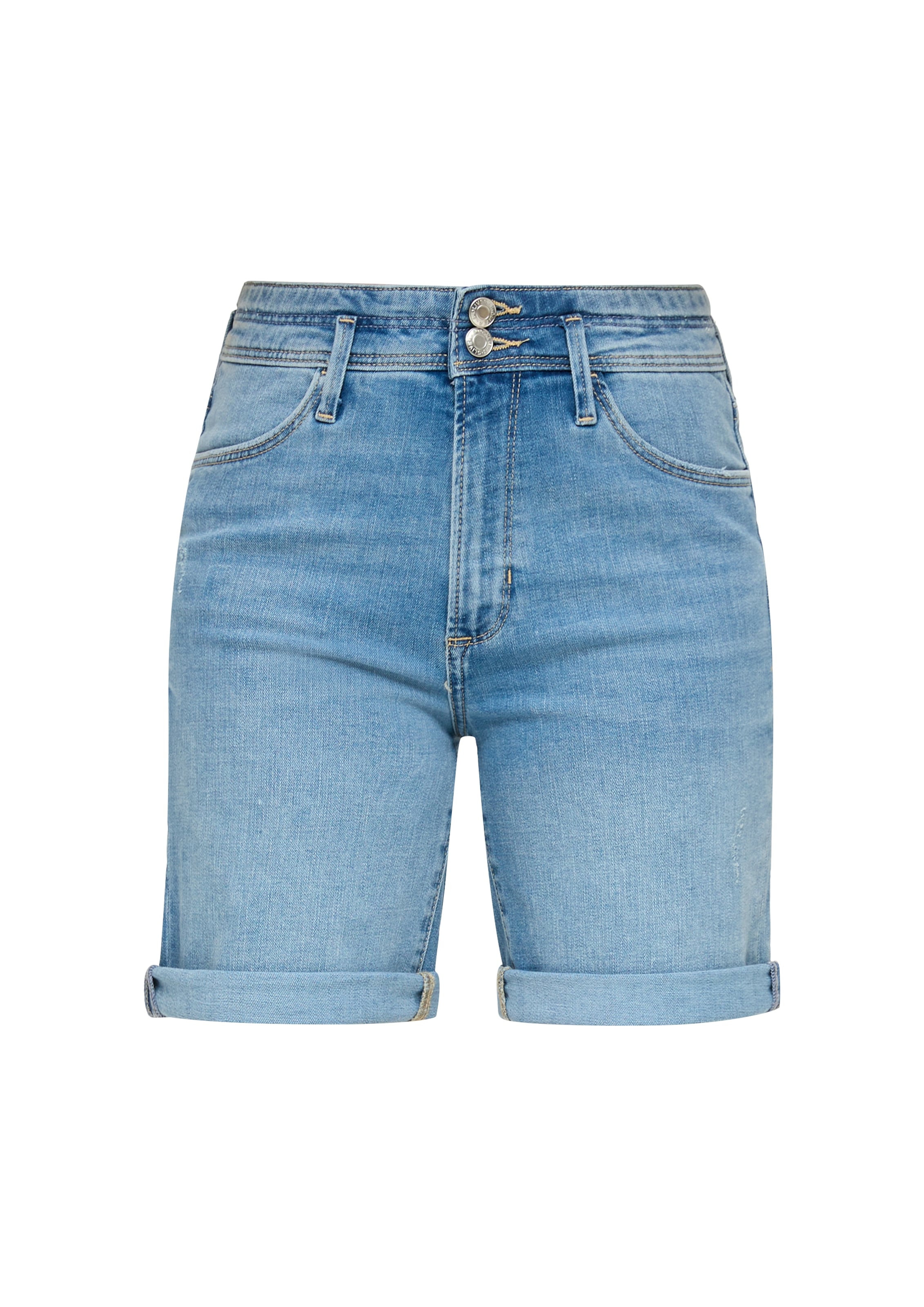 s.Oliver Jeansbermudas, in blauer Waschung