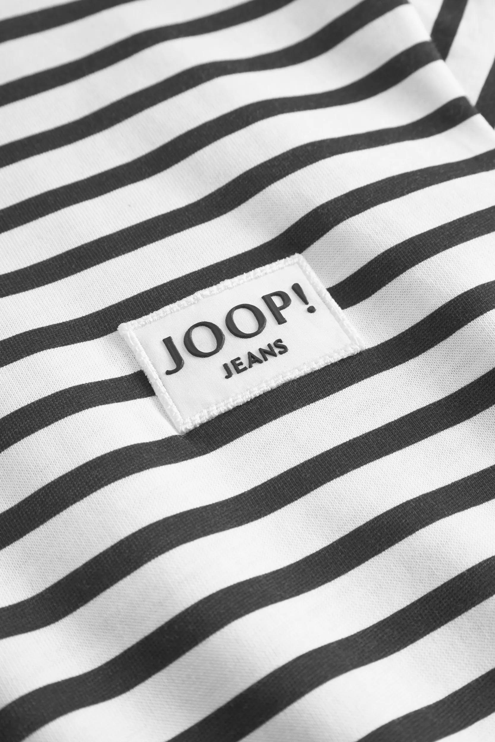 Joop Jeans T-Shirt »Teele« geringelt, gerippter Rundhals