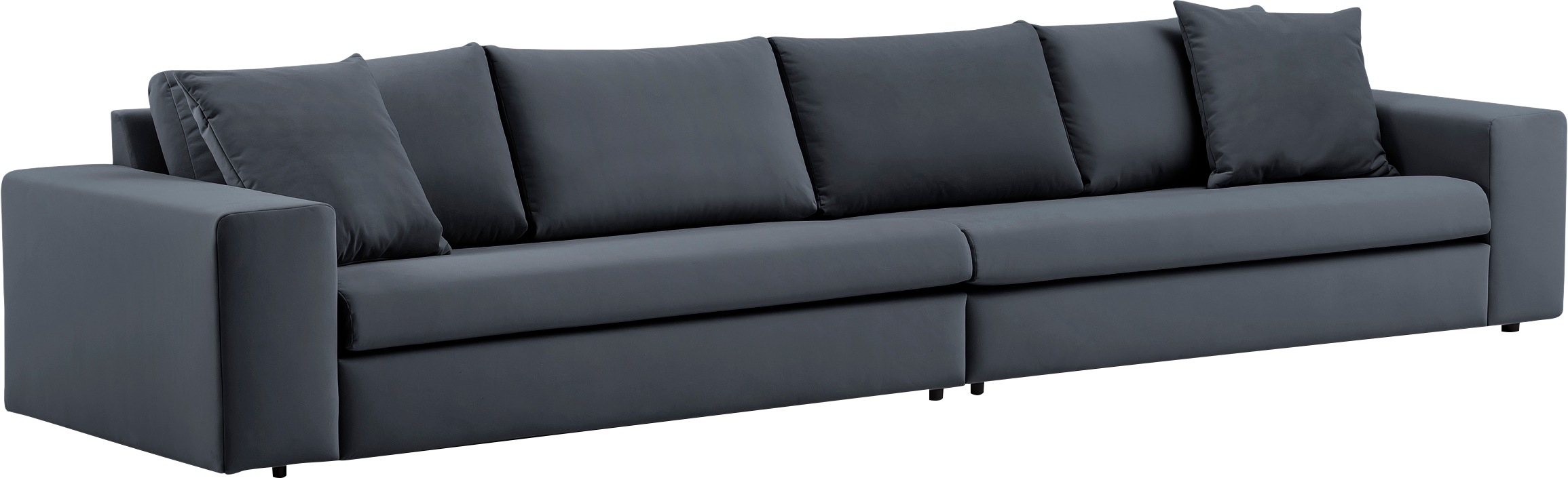 andas 4-Sitzer »SLEETLAND XXL in Samtvelours oder Vintage-Leder-Optik«, besonders gross und bequem