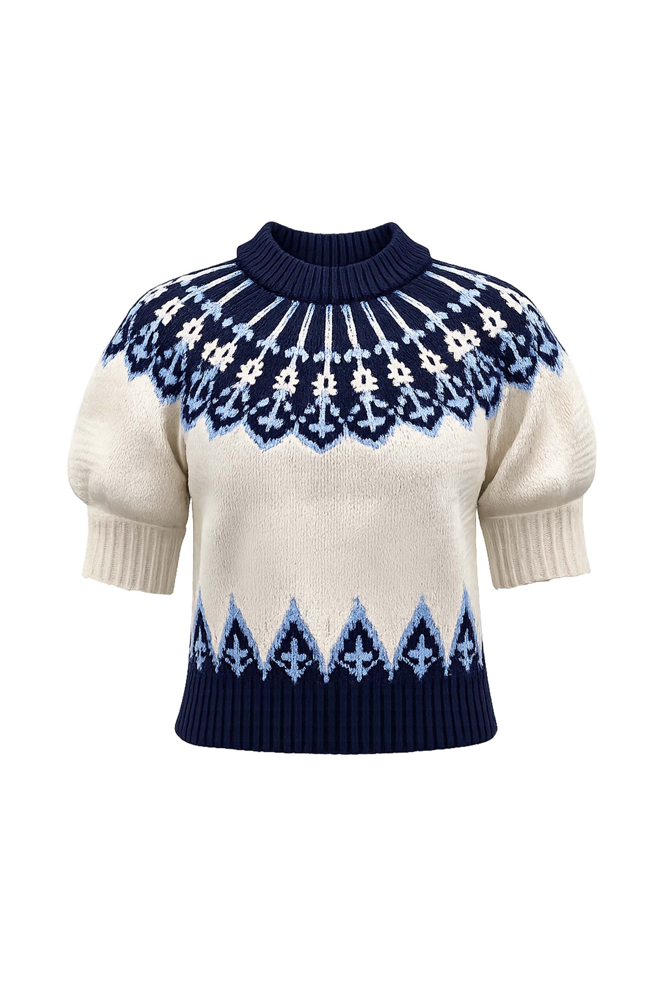 RICHROYAL Norwegerpullover Regular fit mit Strickbund