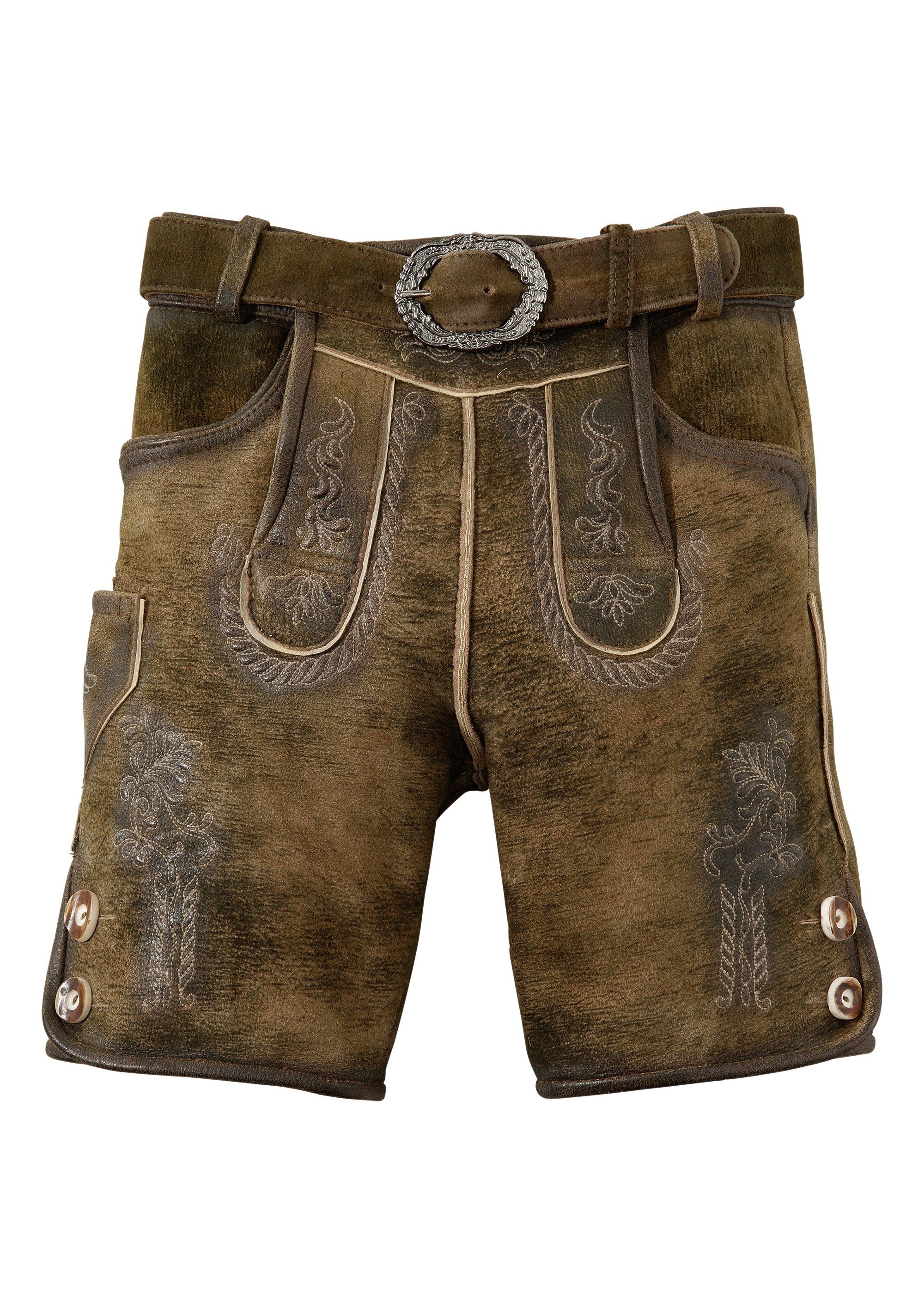 Image of Hammerschmid Trachtenlederhose, (2 tlg., mit Gürtel), Kinder im Used Look bei Ackermann Versand Schweiz