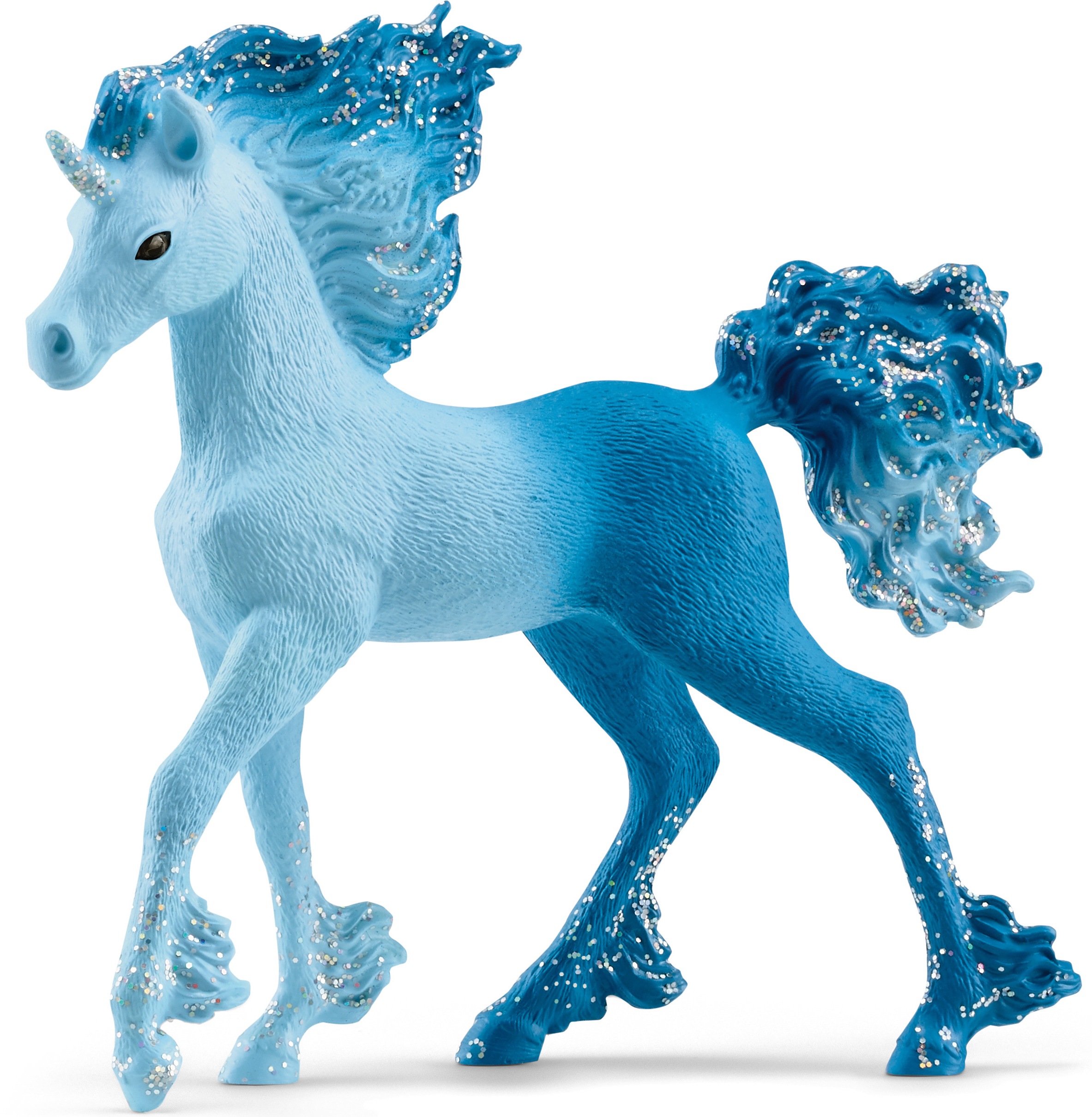 Image of Schleich Spielfigur "BAYALA, Elementa Wasserflammeneinhorn Fohlen (70758)"