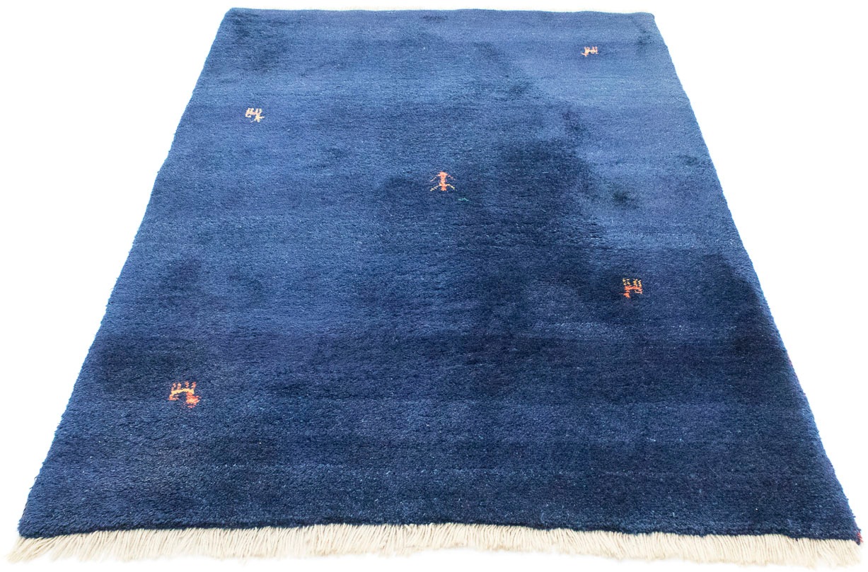 Image of morgenland Wollteppich »Gabbeh Teppich handgewebt blau«, rechteckig, 15 mm Höhe, Kurzflor bei Ackermann Versand Schweiz