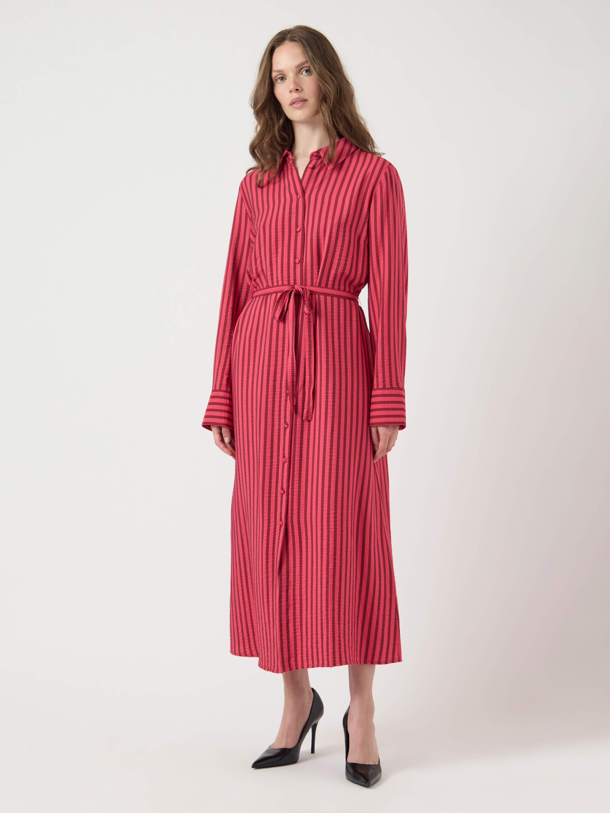 Image of Y.A.S Hemdblusenkleid "YASKAYA LS LONG SHIRT DRESS S. NOOS" Sommerkleid