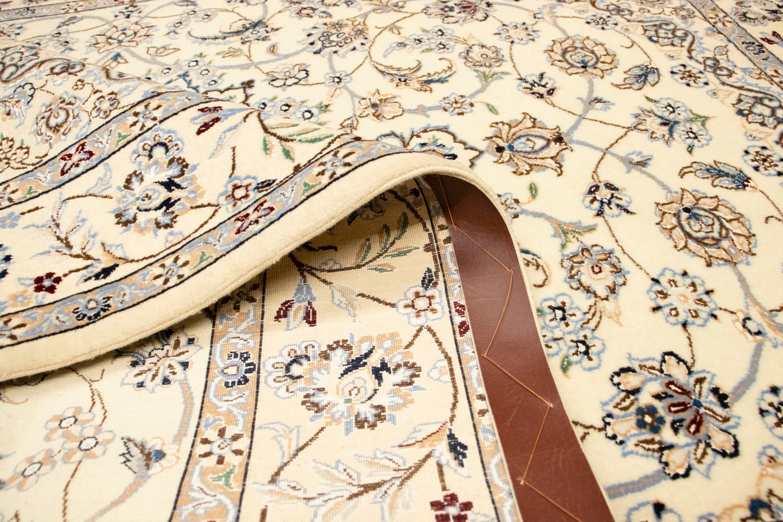 morgenland Teppich »Nain 6la Teppich handgeknüpft beige«, rechteckig, handgeknüpft