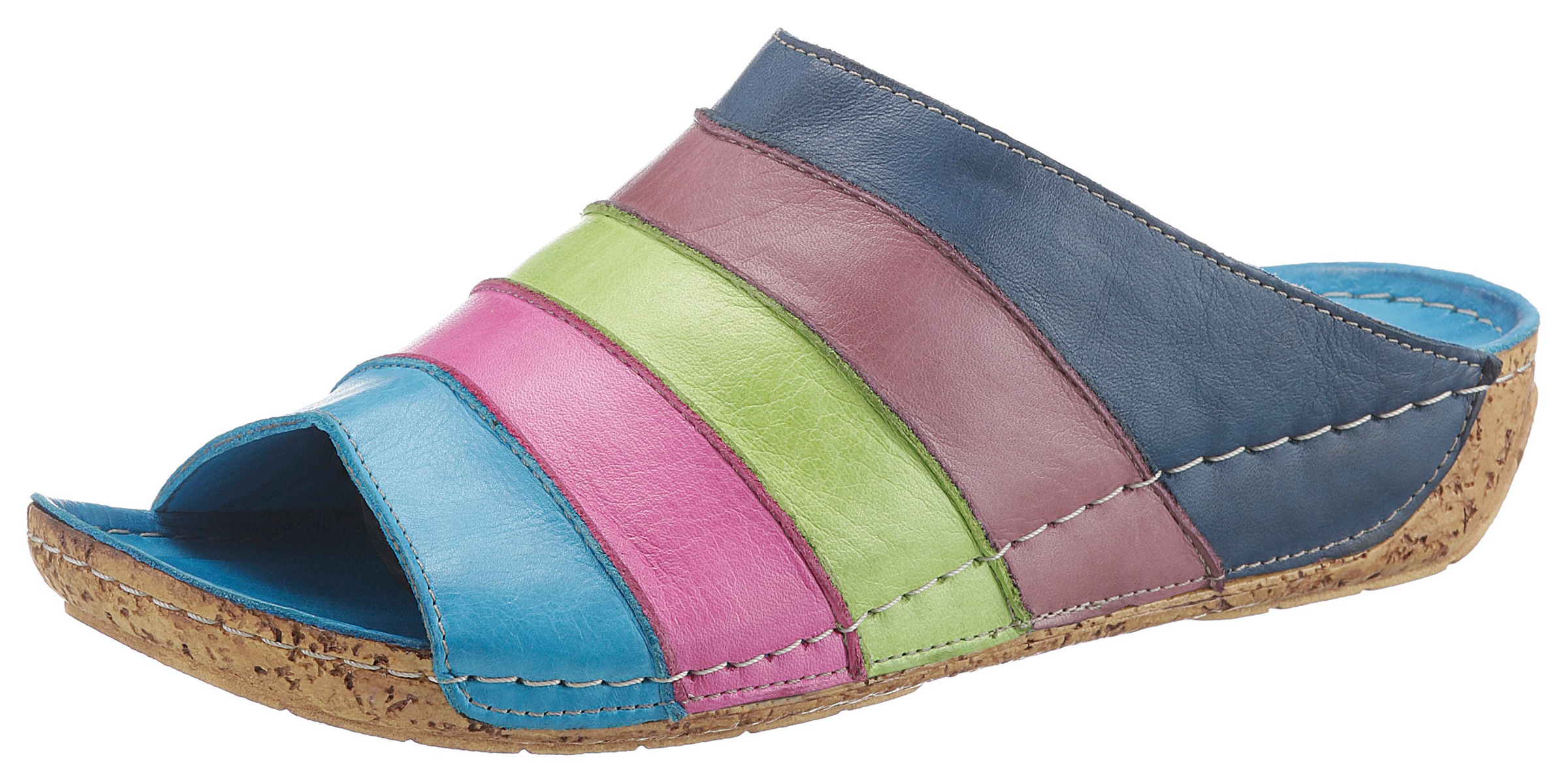 Image of Gemini Pantolette »ANILINA«, in Patchwork-Optik bei Ackermann Versand Schweiz