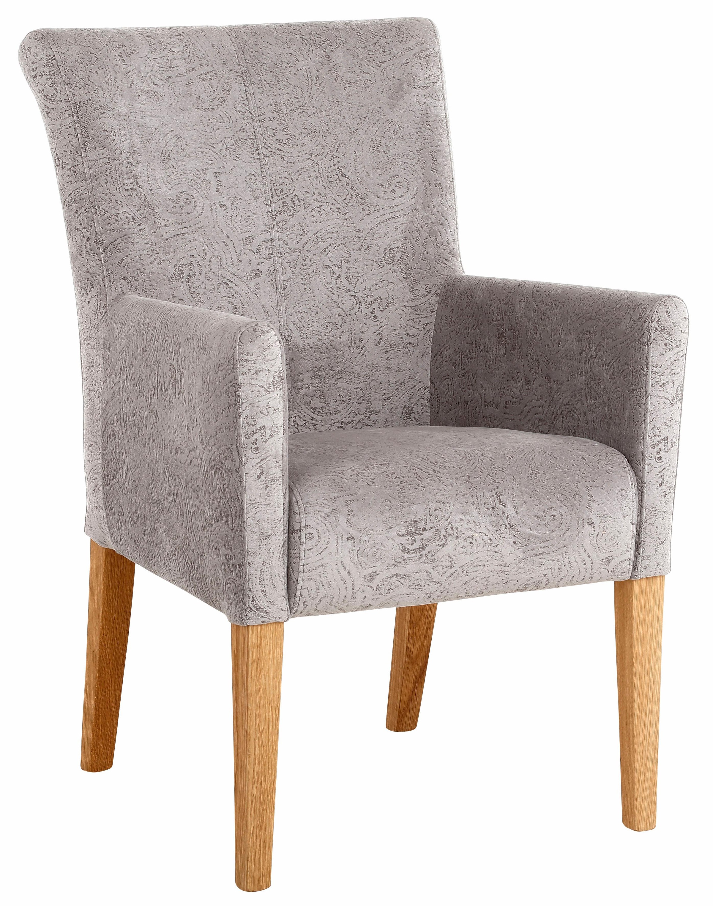 Image of Home affaire Armlehnstuhl »King«, Microfaser, Esszimmerstuhl mit Knopfheftung bei Ackermann Versand Schweiz