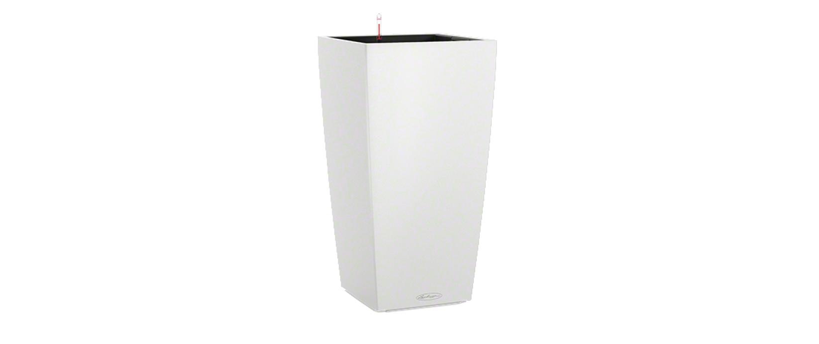 Image of Blumentopf "Lechuza Cubico Color 30 Weiss"