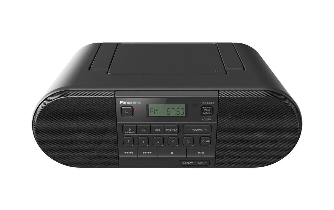 Panasonic CD-Radiorecorder »RX-D552«, (Bluetooth Digitalradio (DAB+)-FM-Tuner)