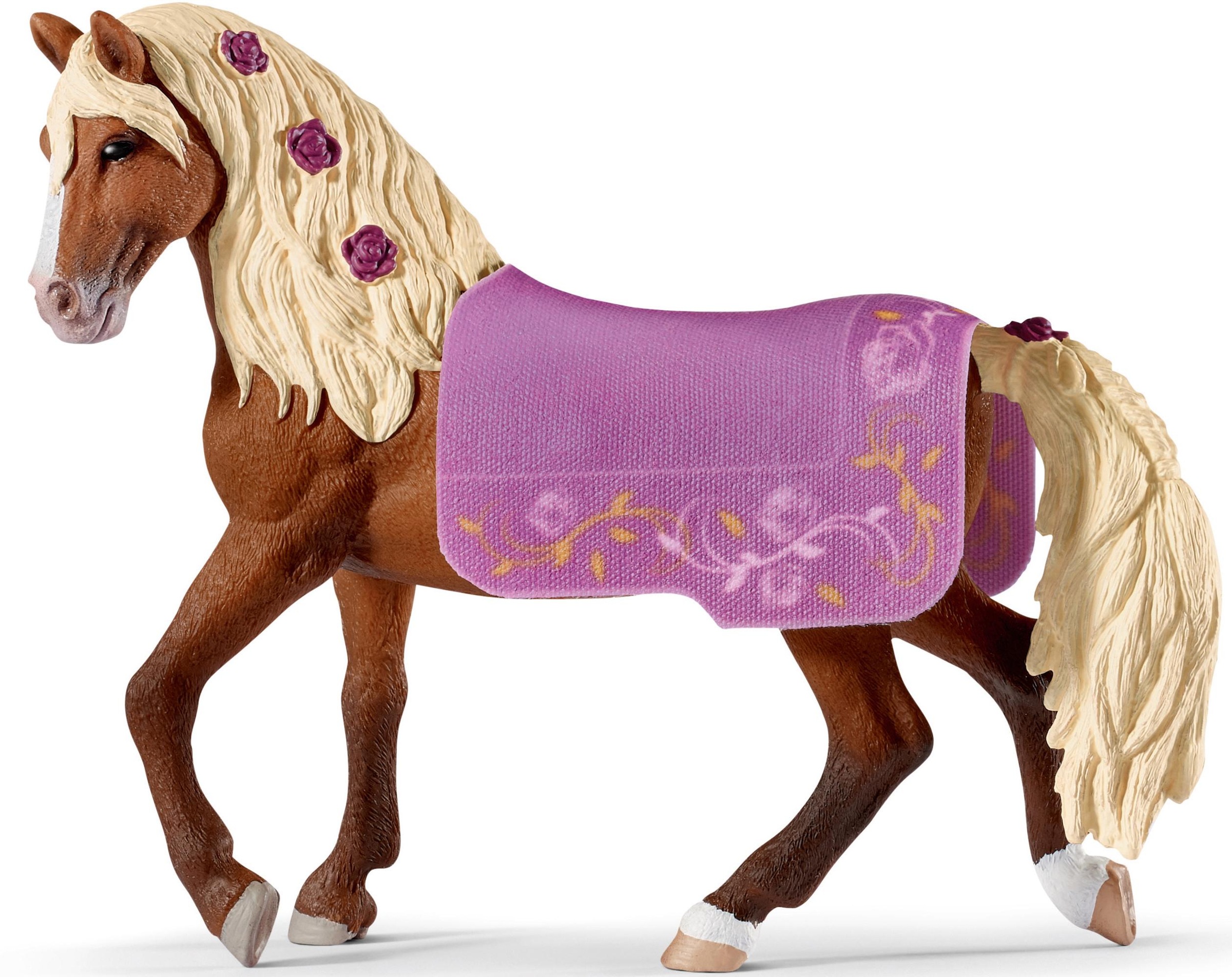 Image of Schleich® Spielfigur »Horse Club, Paso Fino Hengst Pferdeshow (42468)«, mit abnehmbarer Pferdedecke bei Ackermann Versand Schweiz