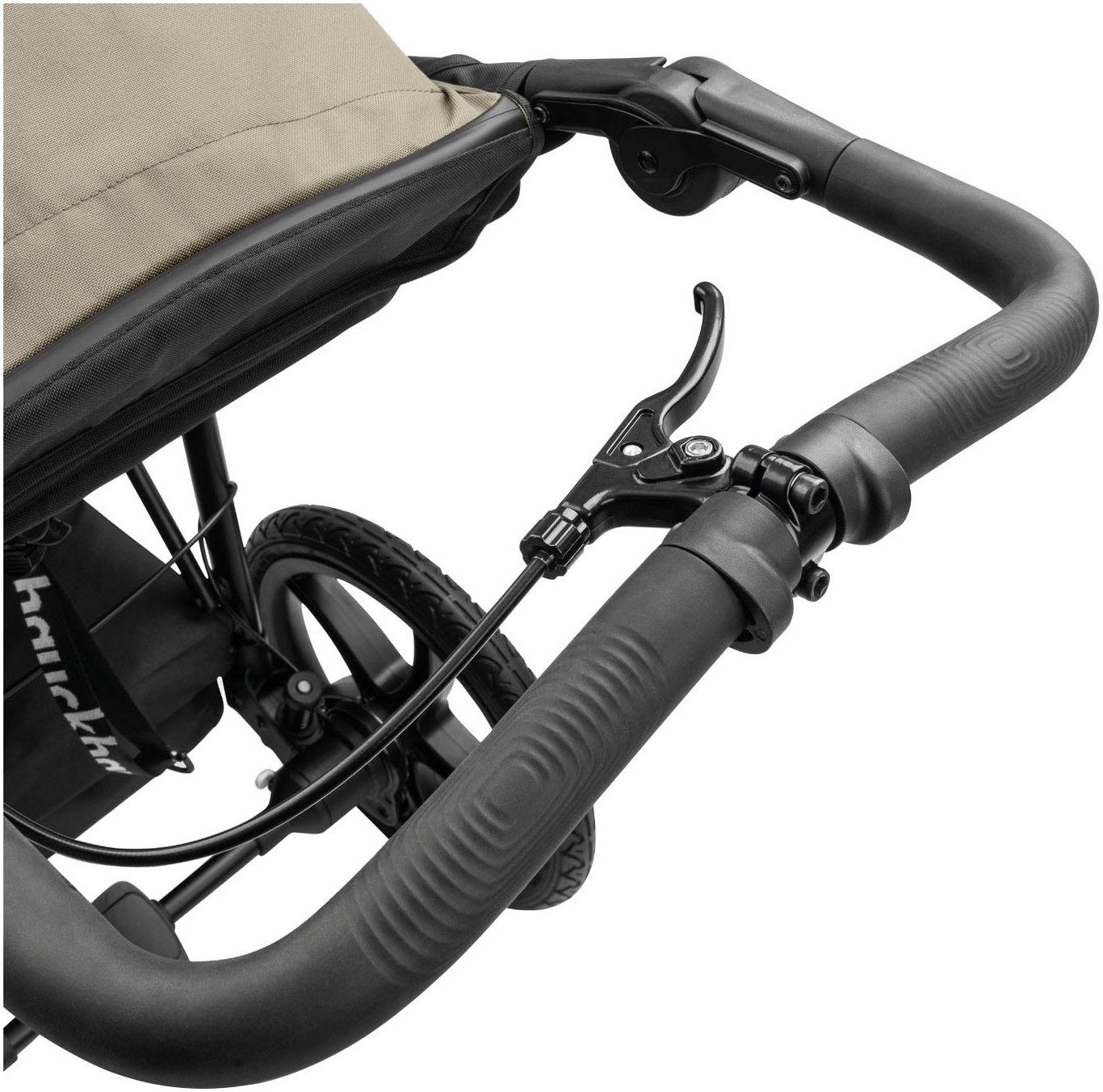 Hauck Poussette à trois roues »Runner 3, olive« 22 kilos mit XXL-Lufträdern und Handbremse; bis 22 kg beslastbar