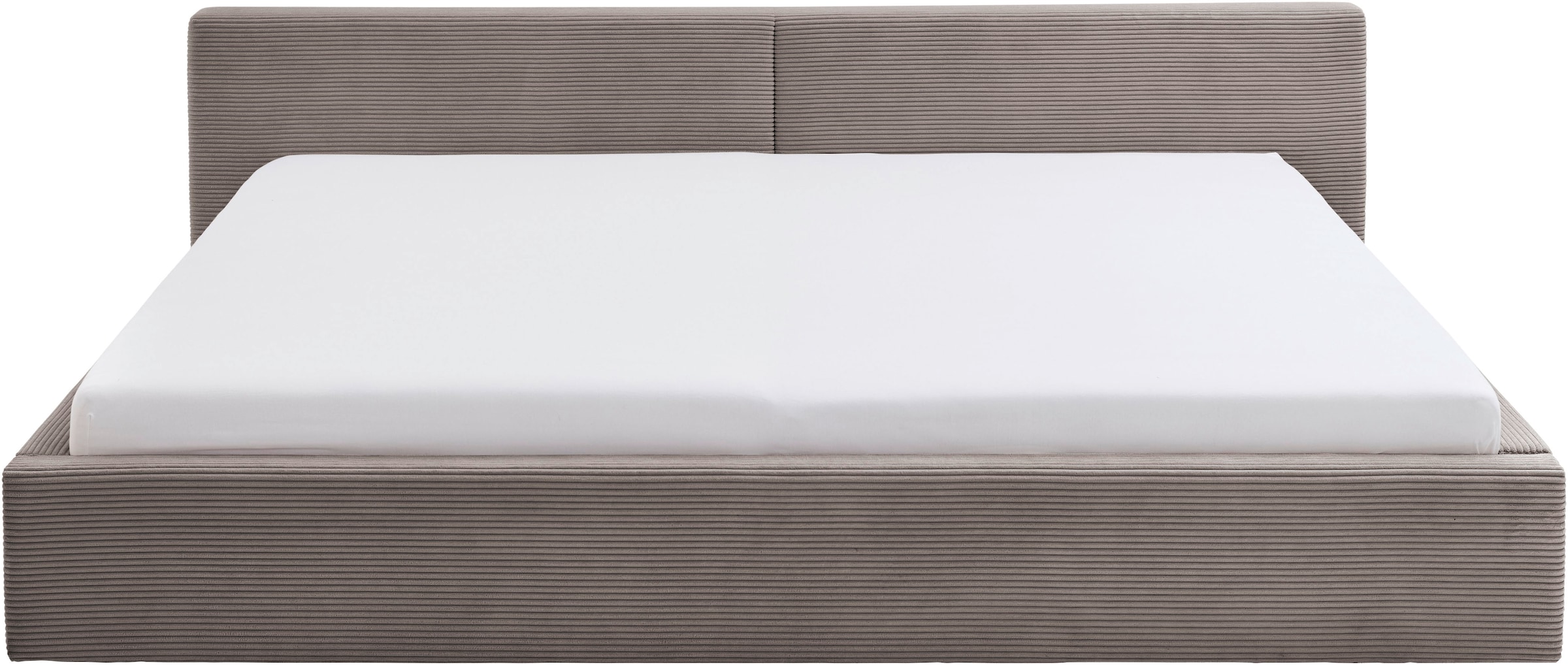 meise.möbel Lit rembourré »CUBE in Cord, Familienbett 240x200cm, wahlweise mit Lattenrost« verschiedene Farben erhältlich