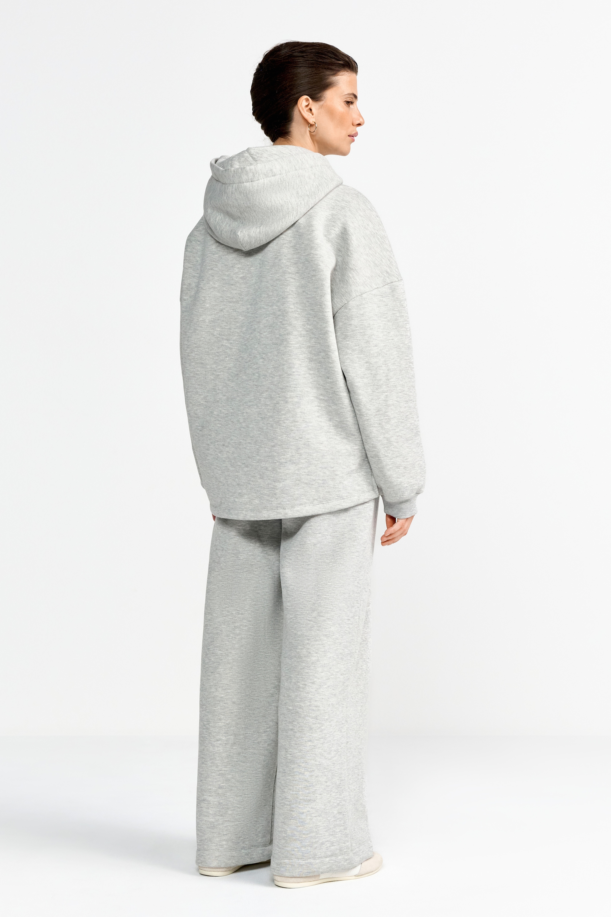 RICHROYAL Sweathose, mit Strasssteinen, wide leg, elastischer Bund