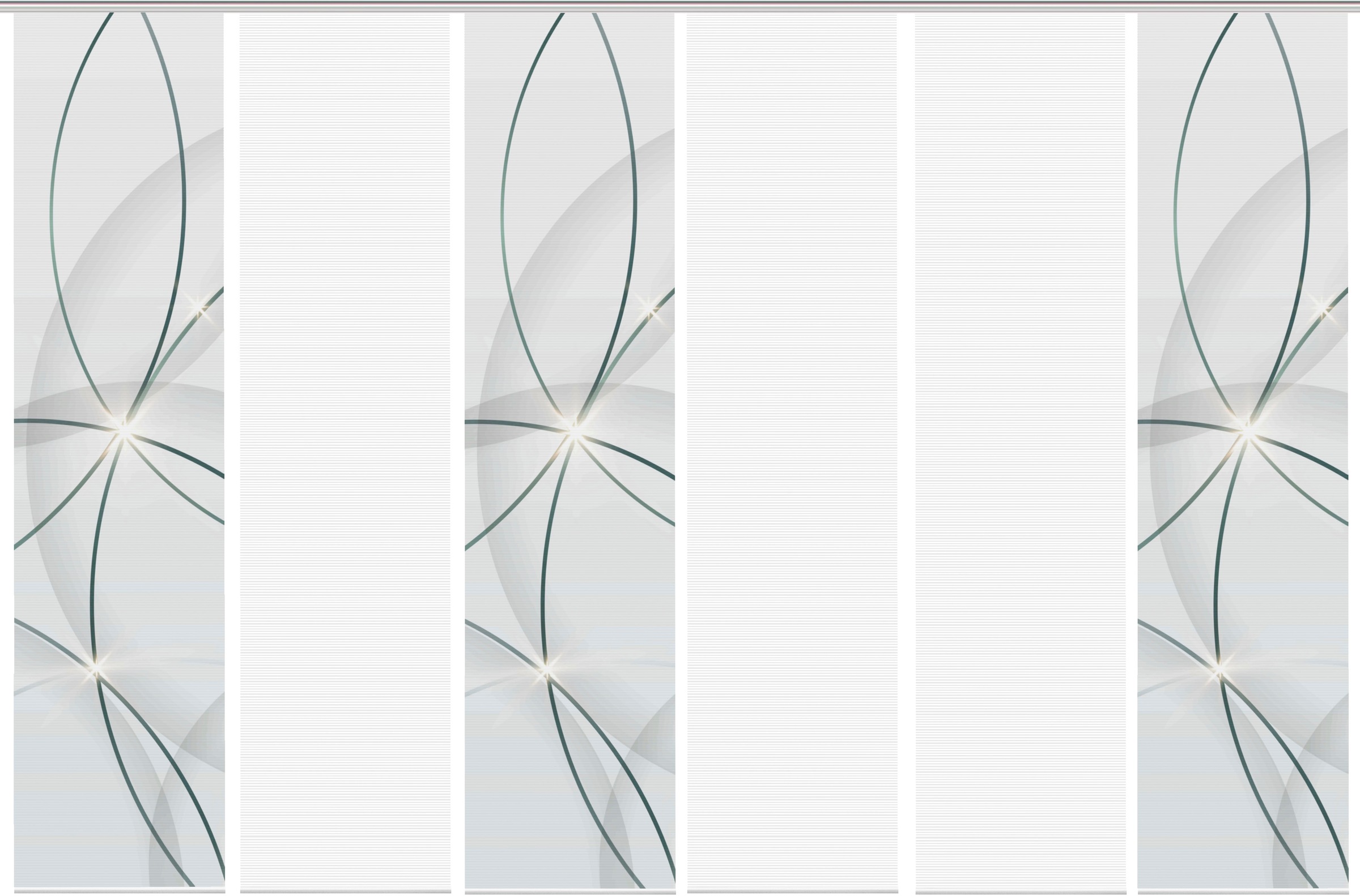 Vision S Rideau coulissant »BLINKI« Support de panneau 1 cuis tlg. DIGITALDRUCK