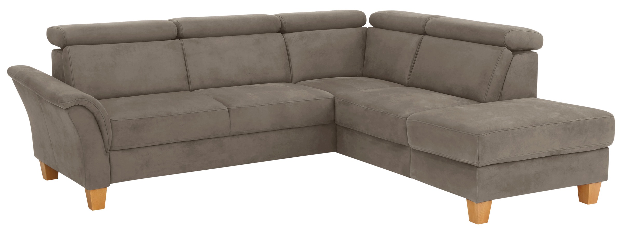 Home affaire Ecksofa »Conville L-Form«, Federkern, wahlweise mit Bettfunktion und Bettkasten bzw. Stauraum